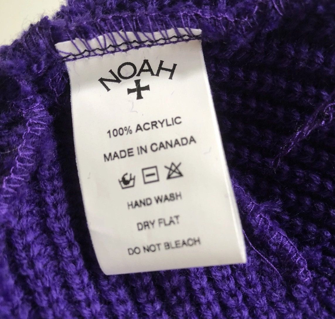 Noah Noah Core Logo Beanie PURPLE Size ONE SIZE - 4 Thumbnail