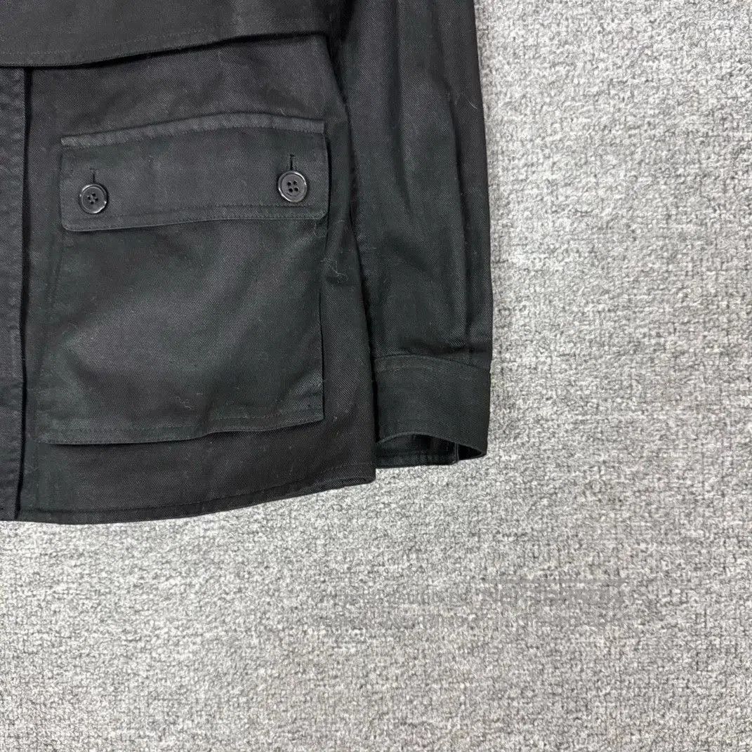 Yves Saint Laurent YSL Black Safari Utility Jacket. Size S / US 4 / IT 40 - 4 Thumbnail