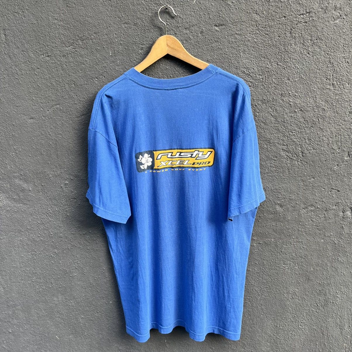 Rusty Thrashed Faded Vintage 90s Rusty Surfing Brand Tee Size US L / EU 52-54 / 3 - 1 Thumbnail