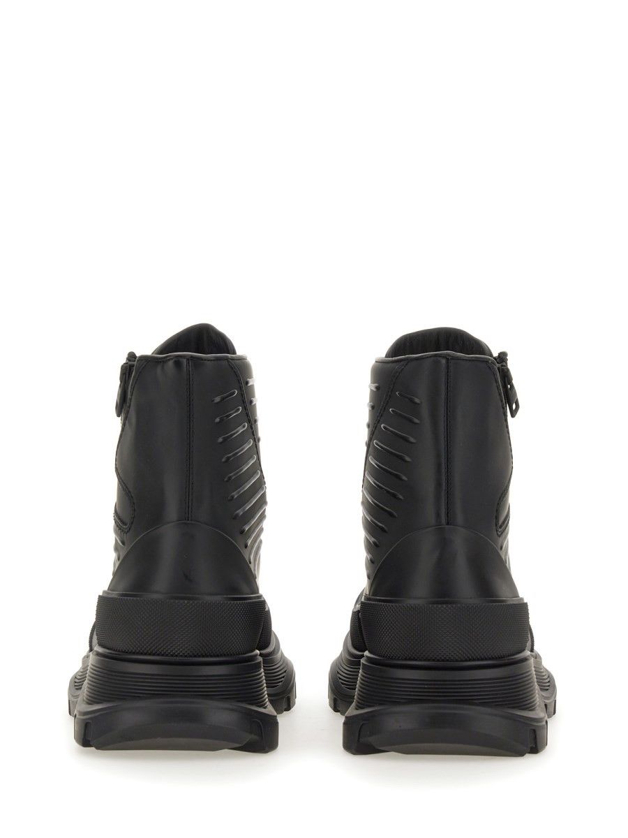 Alexander McQueen o1y1024 Ankle Boots in Black Size US 9.5 / EU 42-43 - 3 Thumbnail