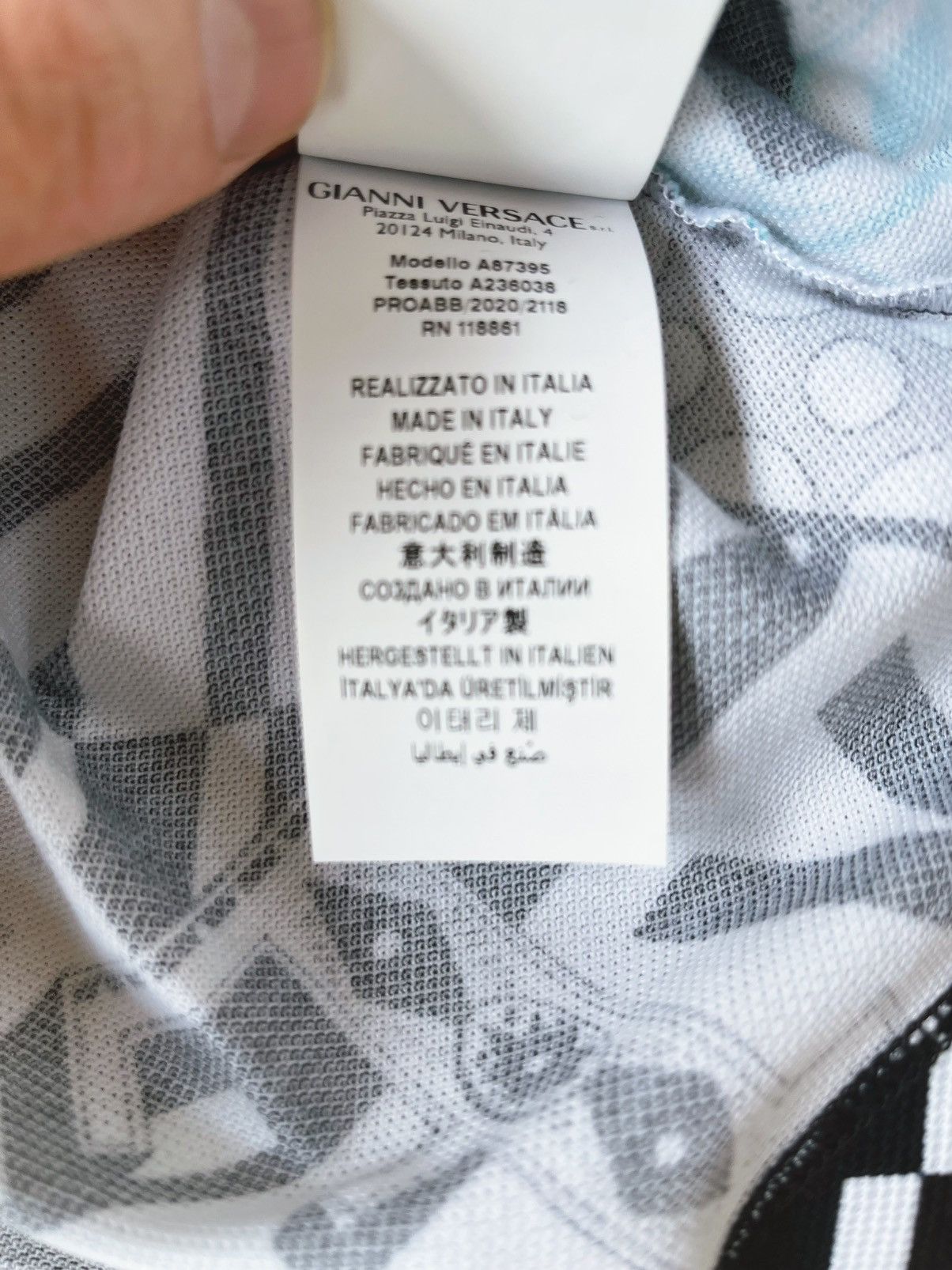 Versace New Versace short-sleeved T-shirt Size US M / EU 48-50 / 2 - 4 Thumbnail