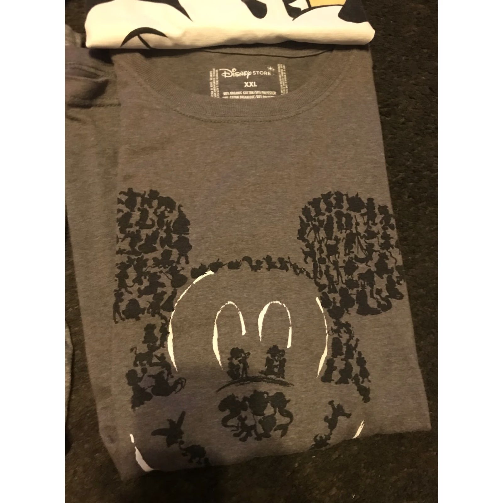 Disney Disney Mickey Mouse Men’s T-Shirt 2XL 3XL Multicolor Cotton Blend Short Sleeve Crew Neck Graphic Print Logo USA Retro 90s Disney Store Mens Shirt Size US XXL / EU 58 / 5 - 6 Thumbnail