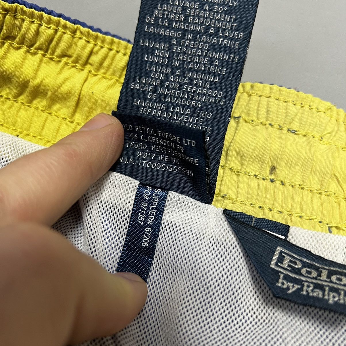 Polo Ralph Lauren Vintage Polo Ralph Lauren Swimwear Shorts Men’s Size US 32 / EU 48 - 14 Thumbnail