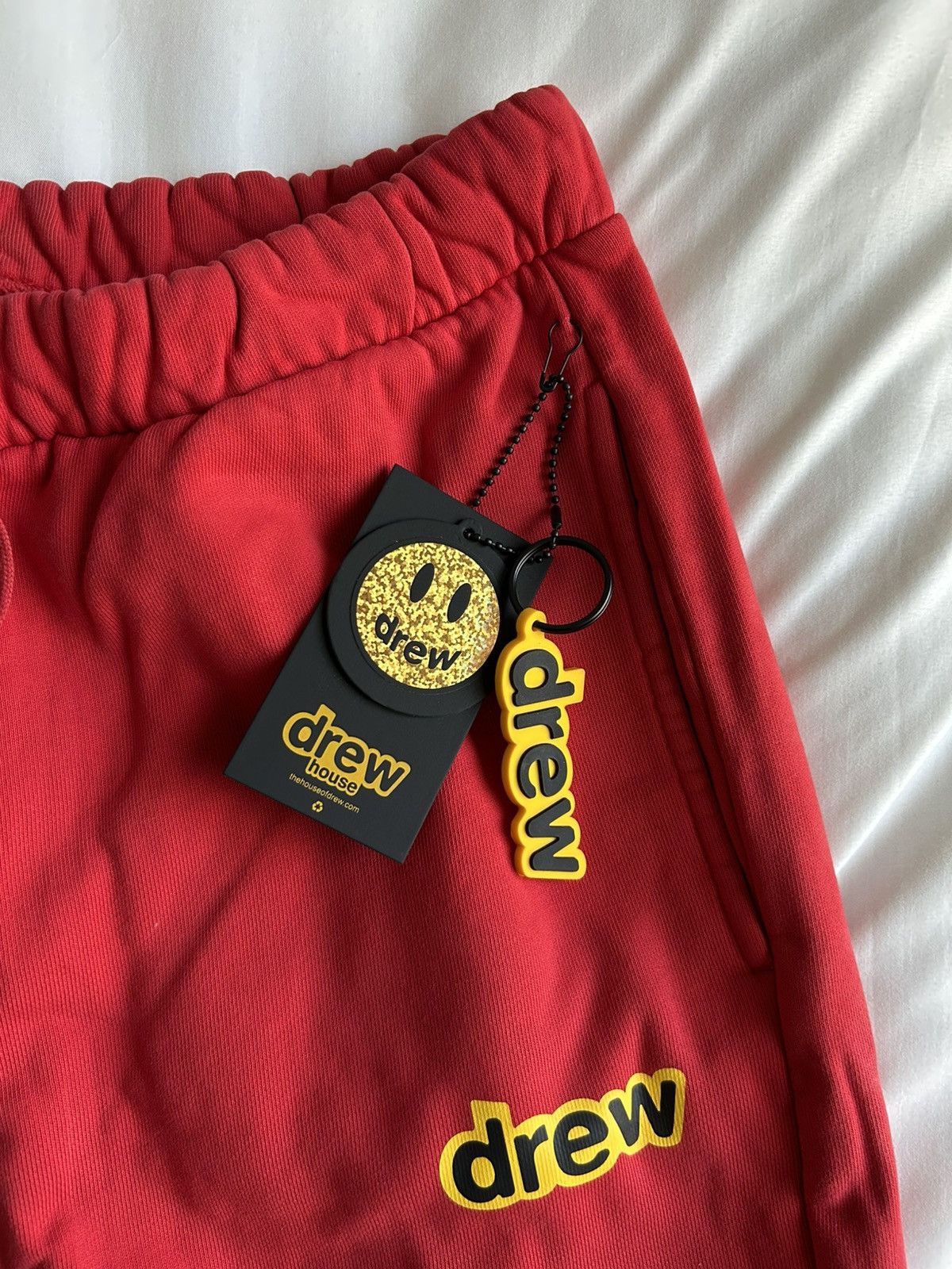 Drew House × Justin Bieber Drew House Secret Sweatpants Red Large L Size US 34 / EU 50 - 2 Thumbnail