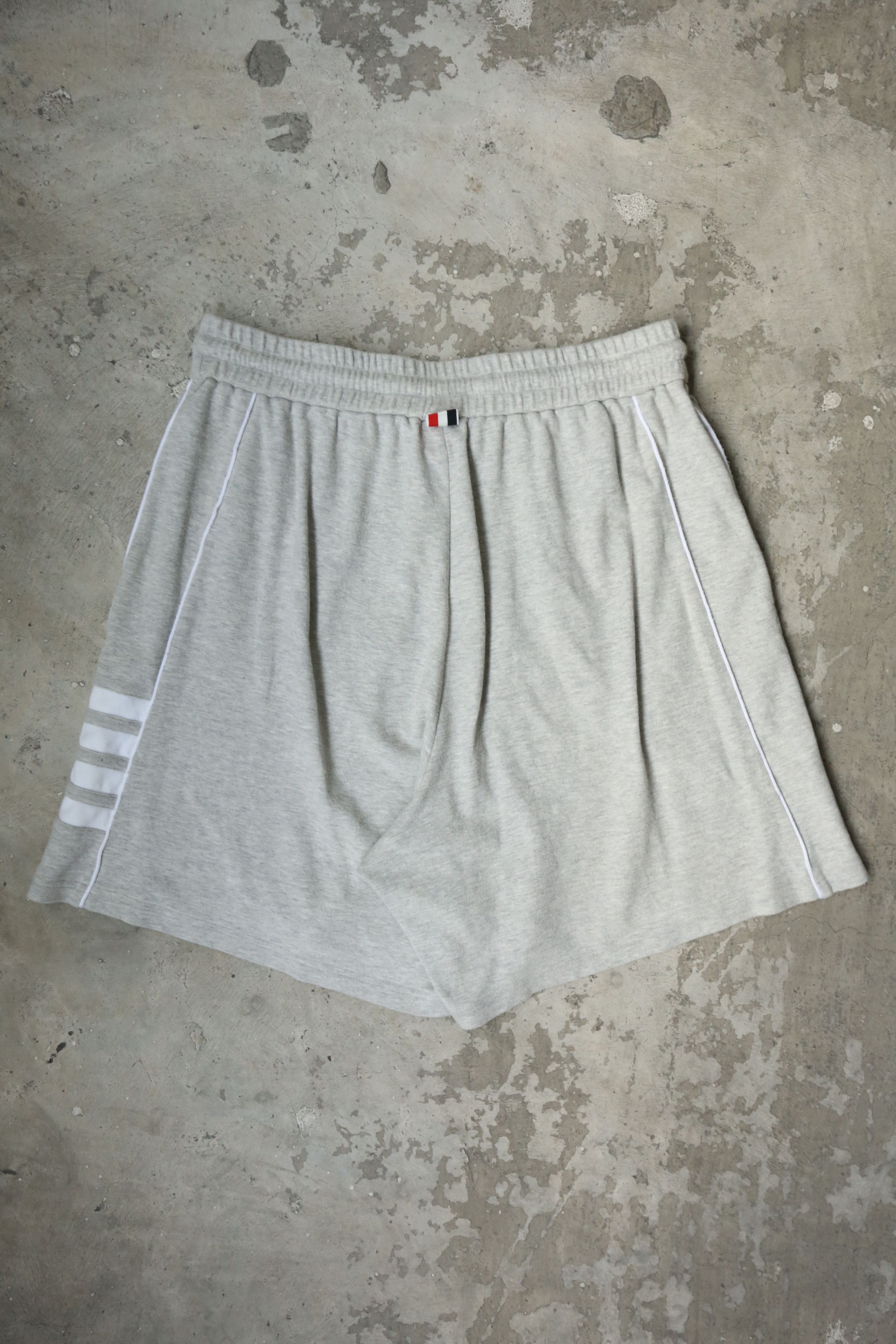 Thom Browne Thom Browne - Interlock Seamed 4-Bar Track Shorts Size US 34 / EU 50 - 4 Thumbnail