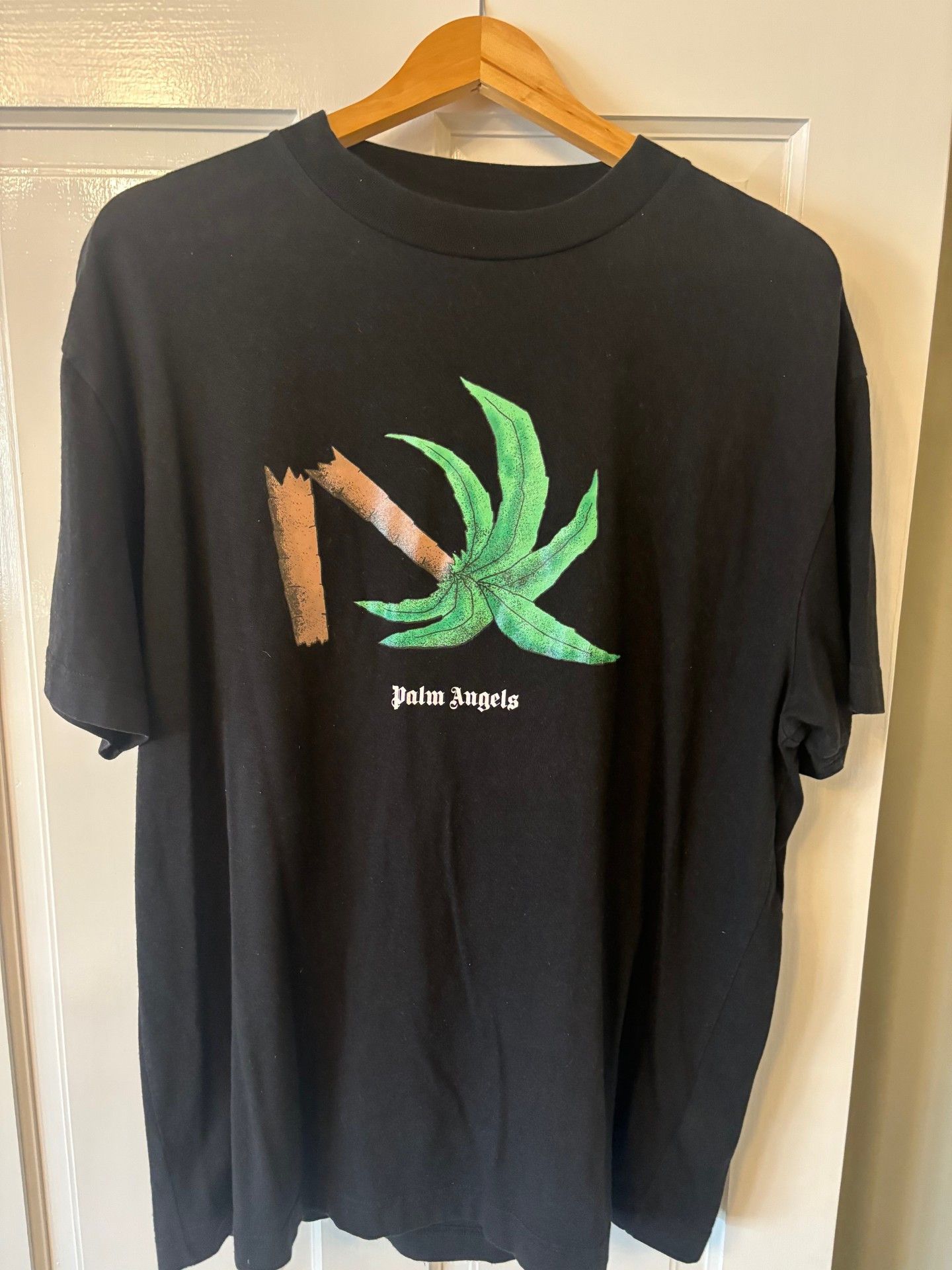 Palm Angels Palm Angels Broken Palm Graphic T-Shirt Size US L / EU 52-54 / 3 - 1 Thumbnail