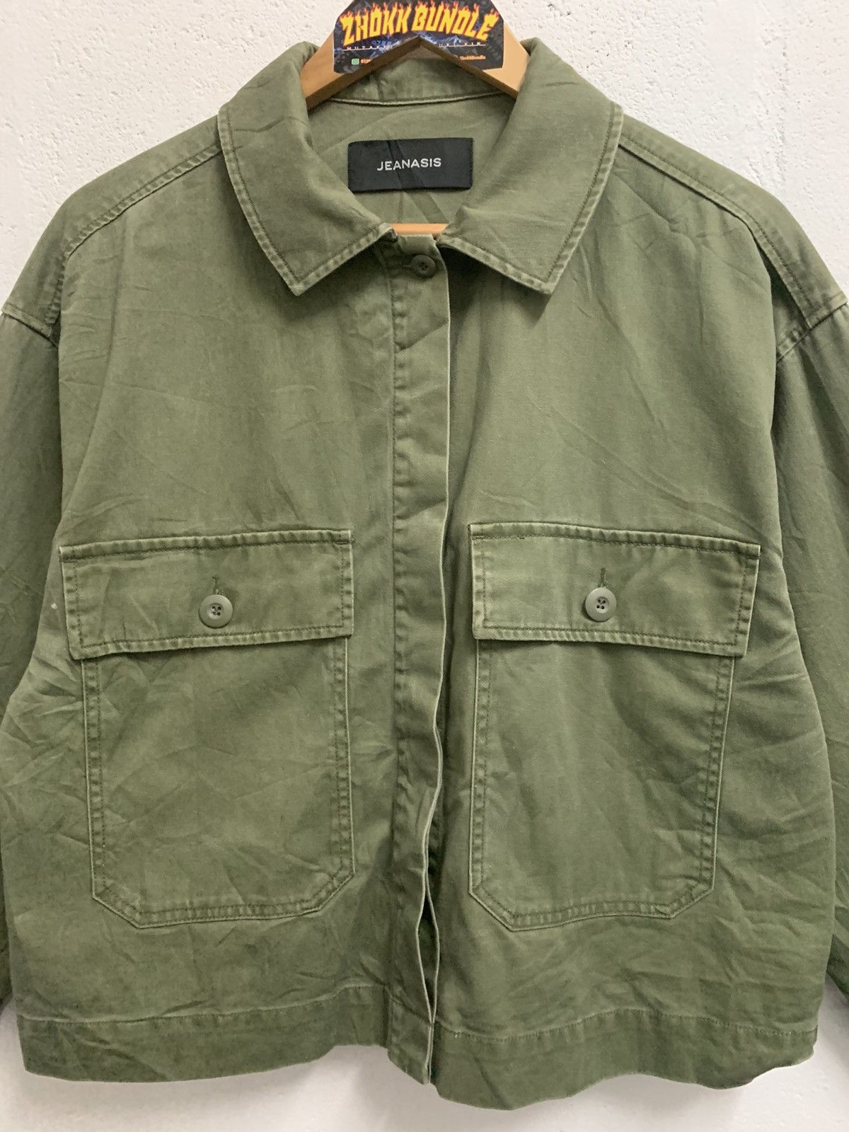 Japanese Brand Vintage Jeanasis Military Style Jacket Size M / US 6-8 / IT 42-44 - 4 Thumbnail