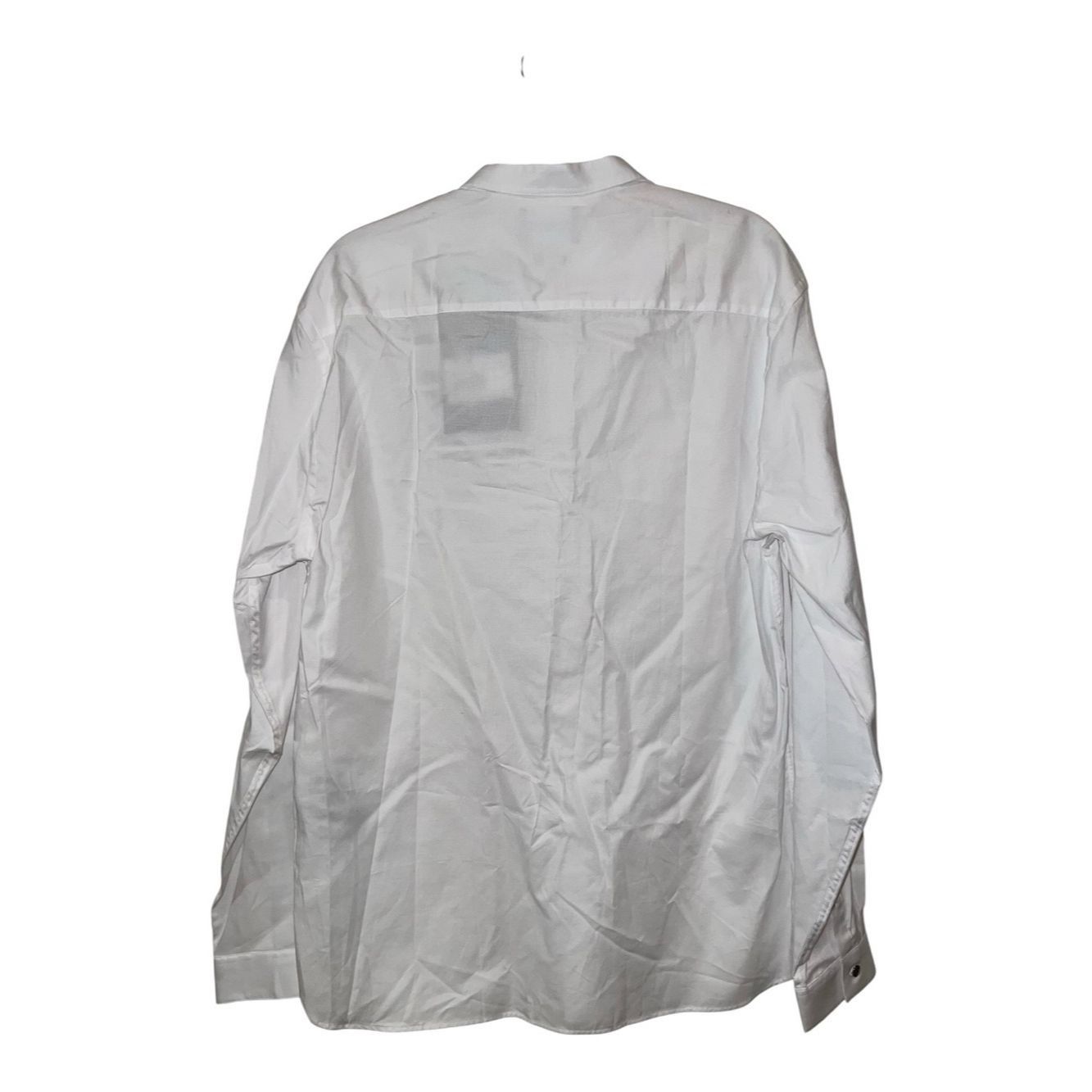 The Kooples The Kooples Paris White Slim Mandarin Collar Button Shirt X Size US XL / EU 56 / 4 - 3 Thumbnail