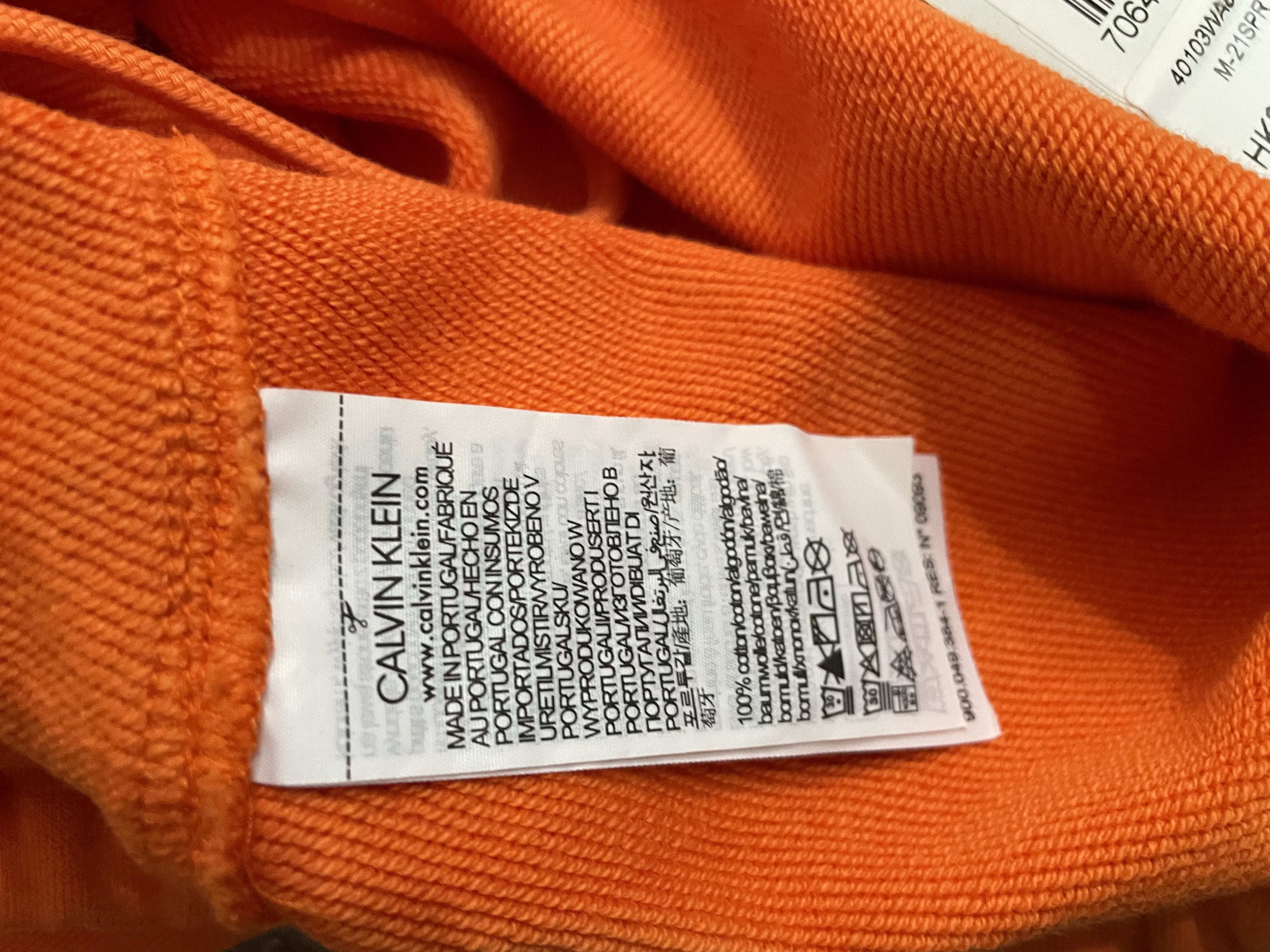 CK x Heron Preston track pants - Orange