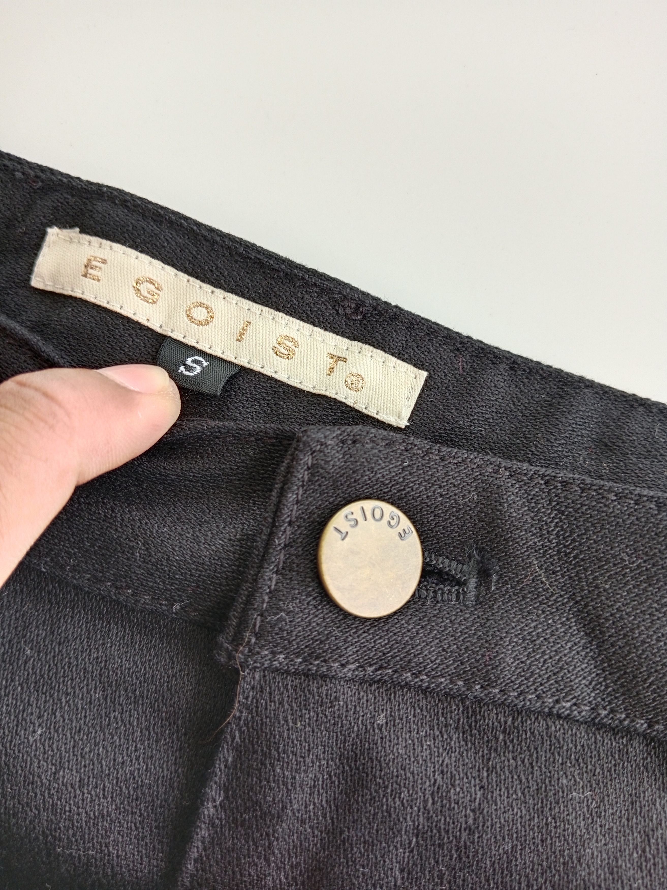 Japanese Brand EGOIST Mini SKIRT Black Colour Seditioneries Style Size 26" / US 2 / IT 38 - 9 Thumbnail