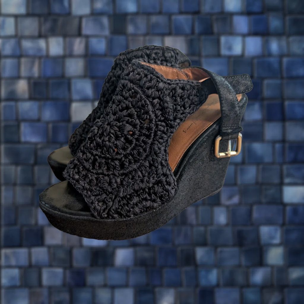 Elizabeth and James Elizabeth and James Halo Macrame Sandals Black Ankle Booties Size 6.5 B Womens Boots Size US 7 / IT 37 - 1 Thumbnail