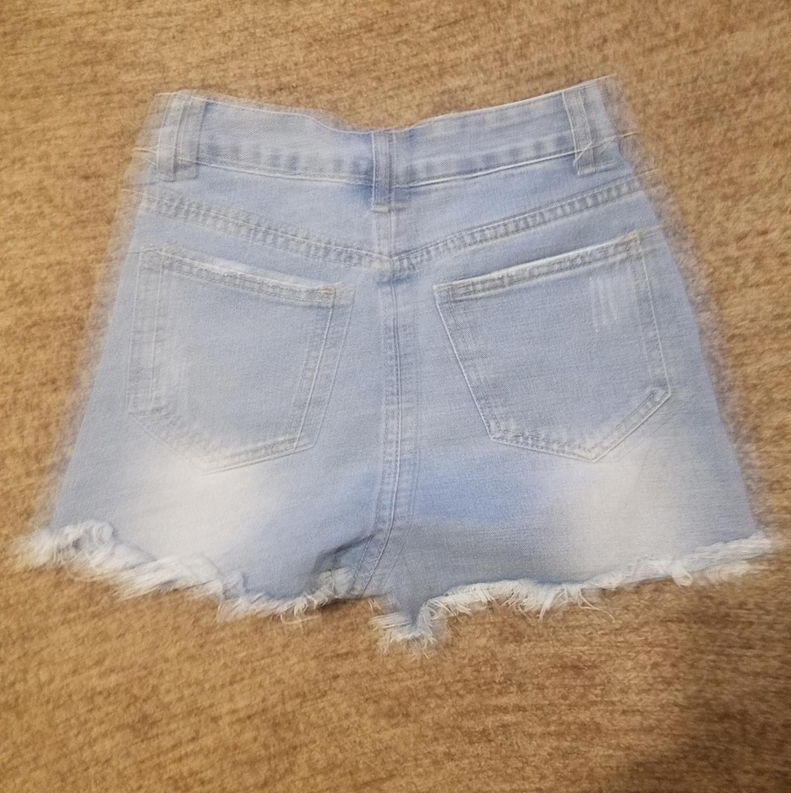 Shein Shein Distressed Denim Shorts XS Size 26" / US 2 / IT 38 - 2 Thumbnail