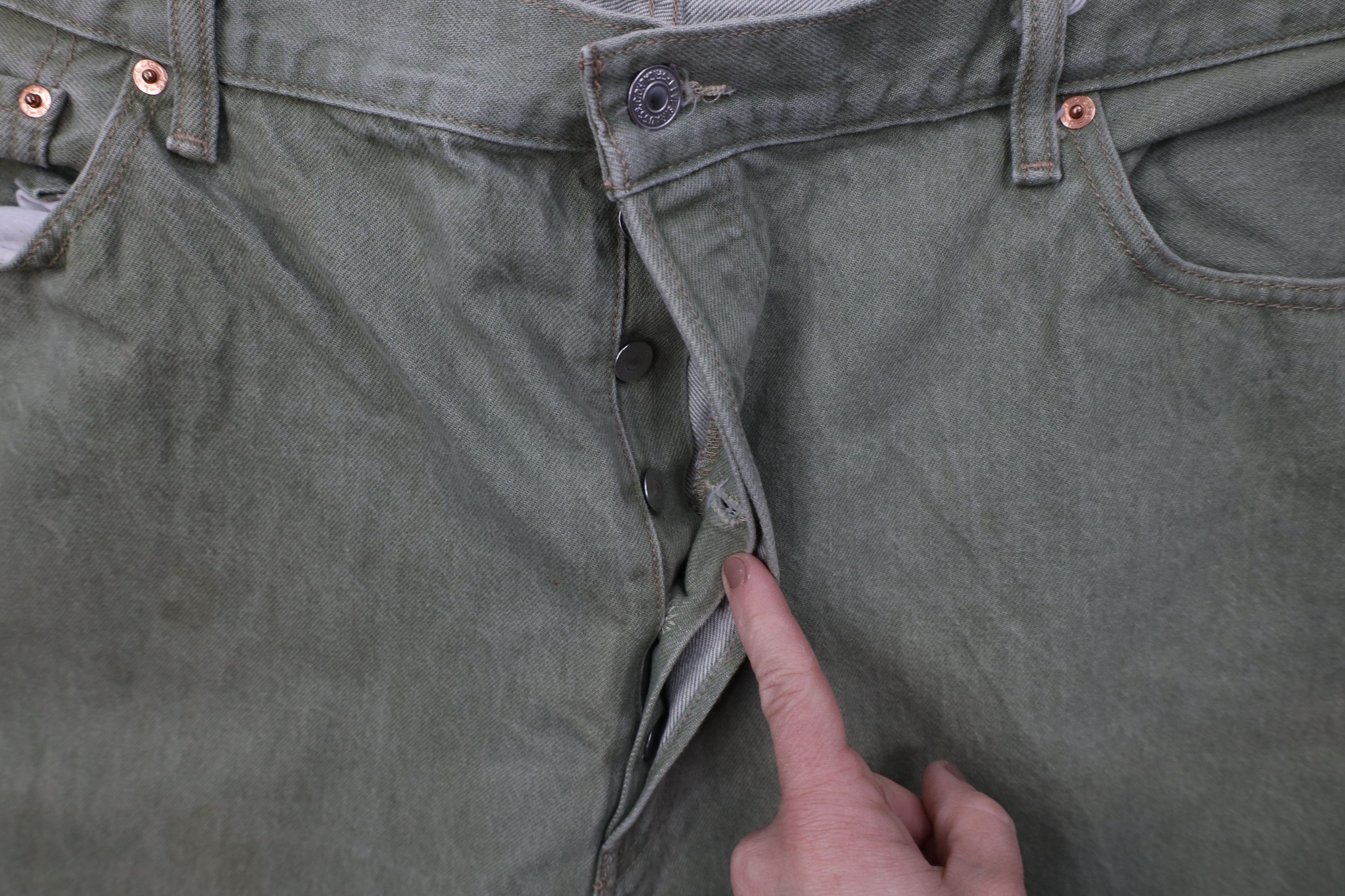 Levi's Vintage Y2K Levis 501xx Fly Original Straight Leg Jeans Size US 44 / EU 60 - 7 Thumbnail