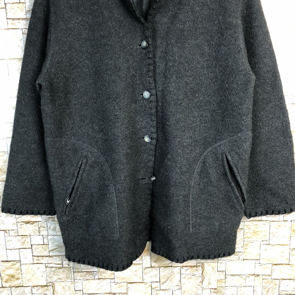 Japanese Brand × Vintage Givy Black vintage jacket #A216 Size US L / EU 52-54 / 3 - 3 Thumbnail