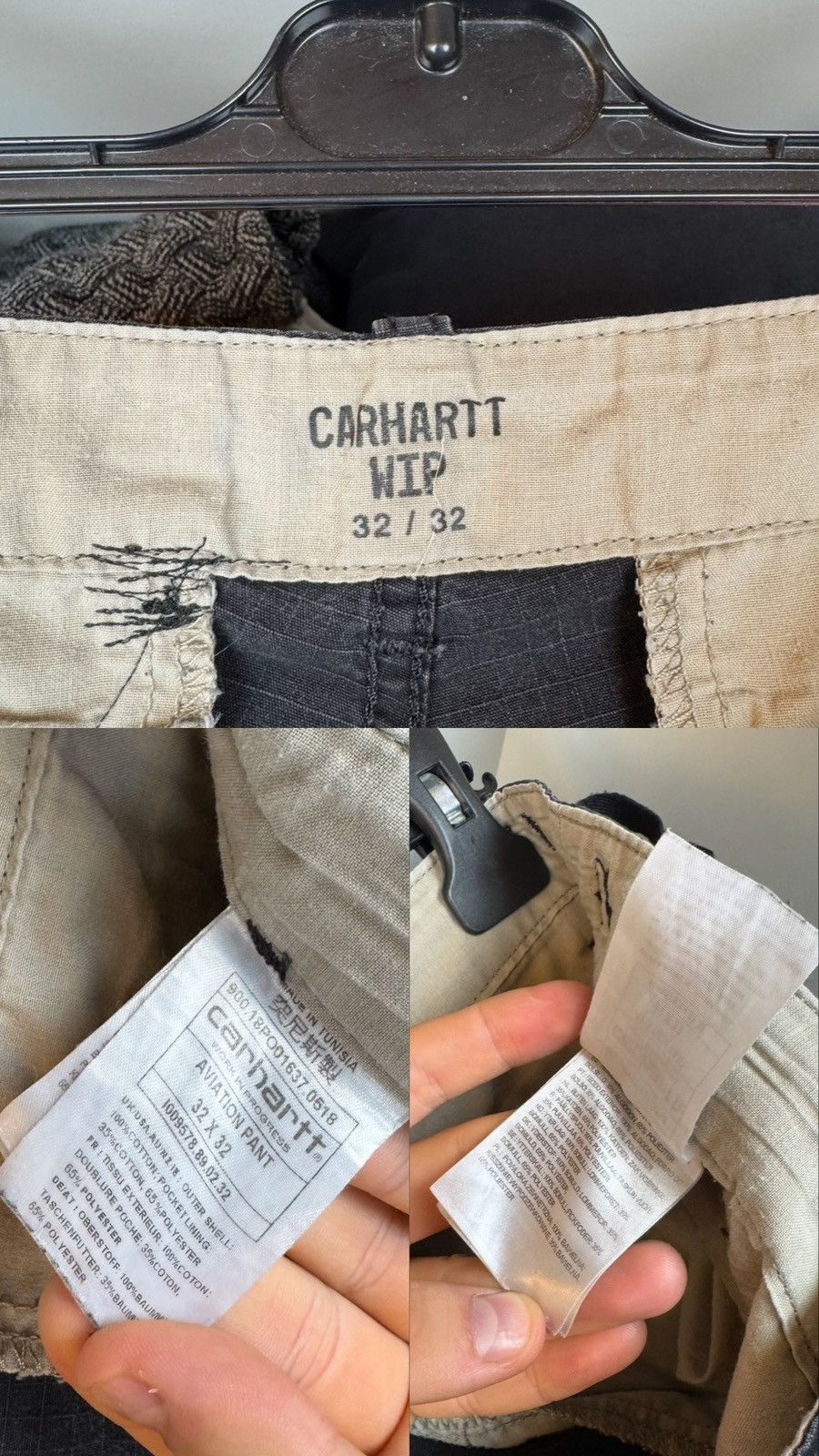 Carhartt Carhartt Aviation Distressed Cargo Pants Size US 32 / EU 48 - 15 Thumbnail