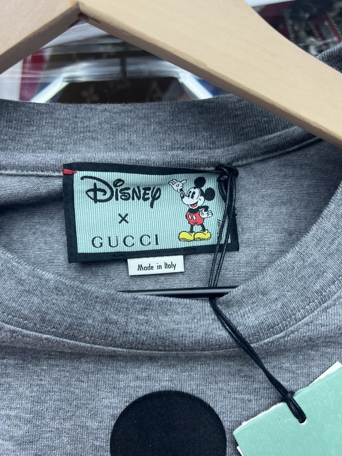 Gucci Gucci x Disney Mickey Mouse Gray Tee Size US M / EU 48-50 / 2 - 5 Thumbnail