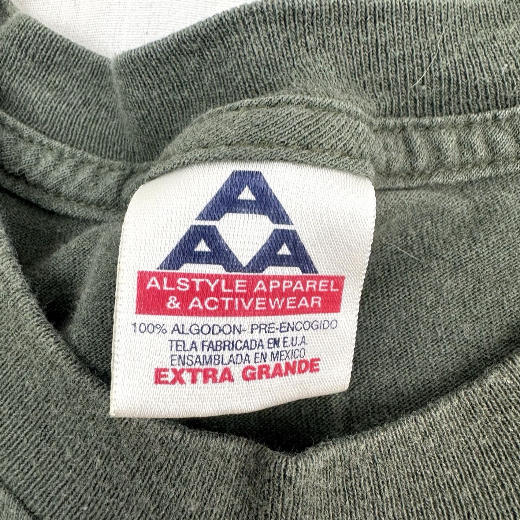 Vintage VINTAGE La Vieja Hacienda T Shirt Men's XL 90s Green Cotton Crew Neck Short Sleeve Alstyle Apparel & Activewear Size US XL / EU 56 / 4 - 3 Thumbnail