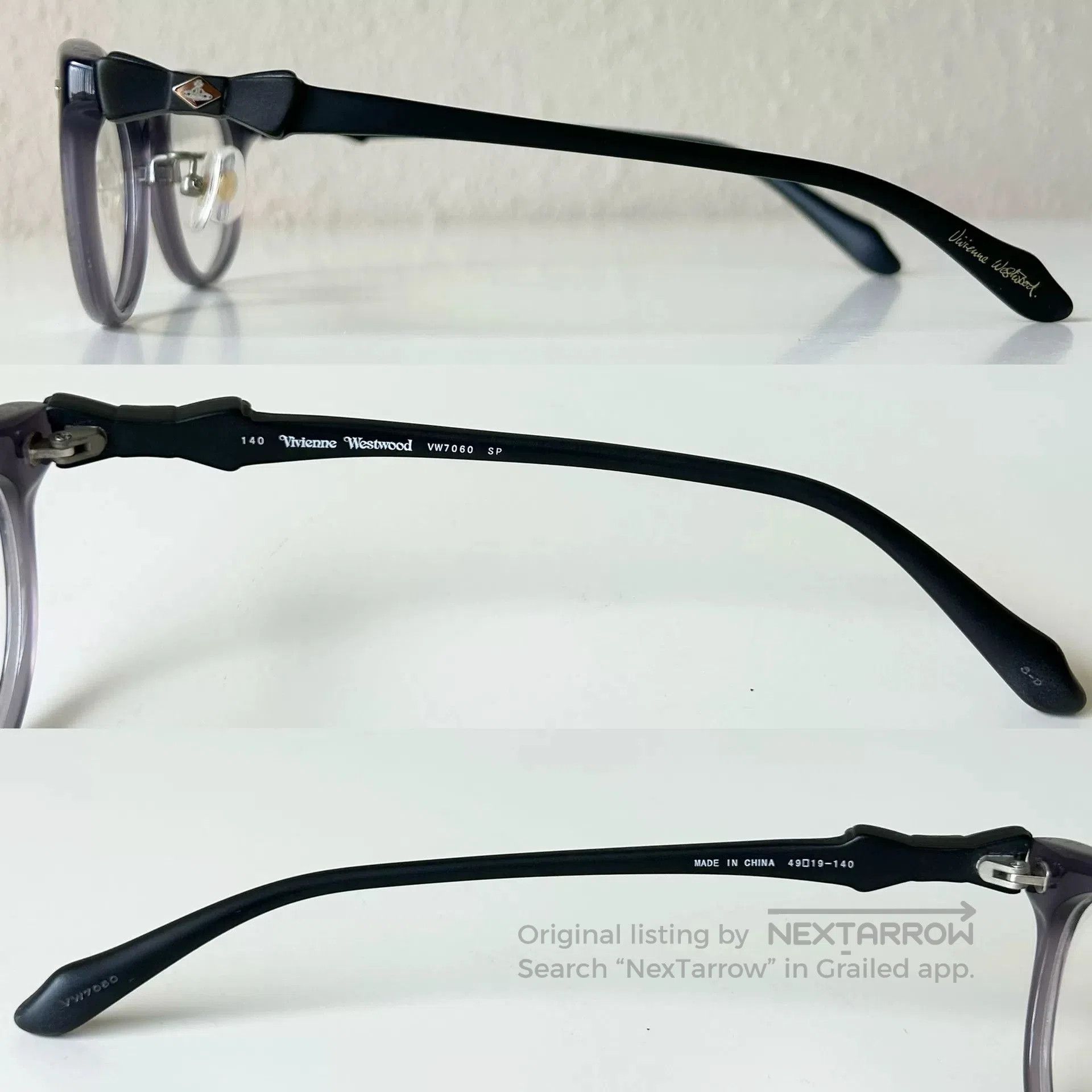 Vivienne Westwood Vivienne Westwood Saturn Bow Glasses. Size ONE SIZE - 8 Thumbnail