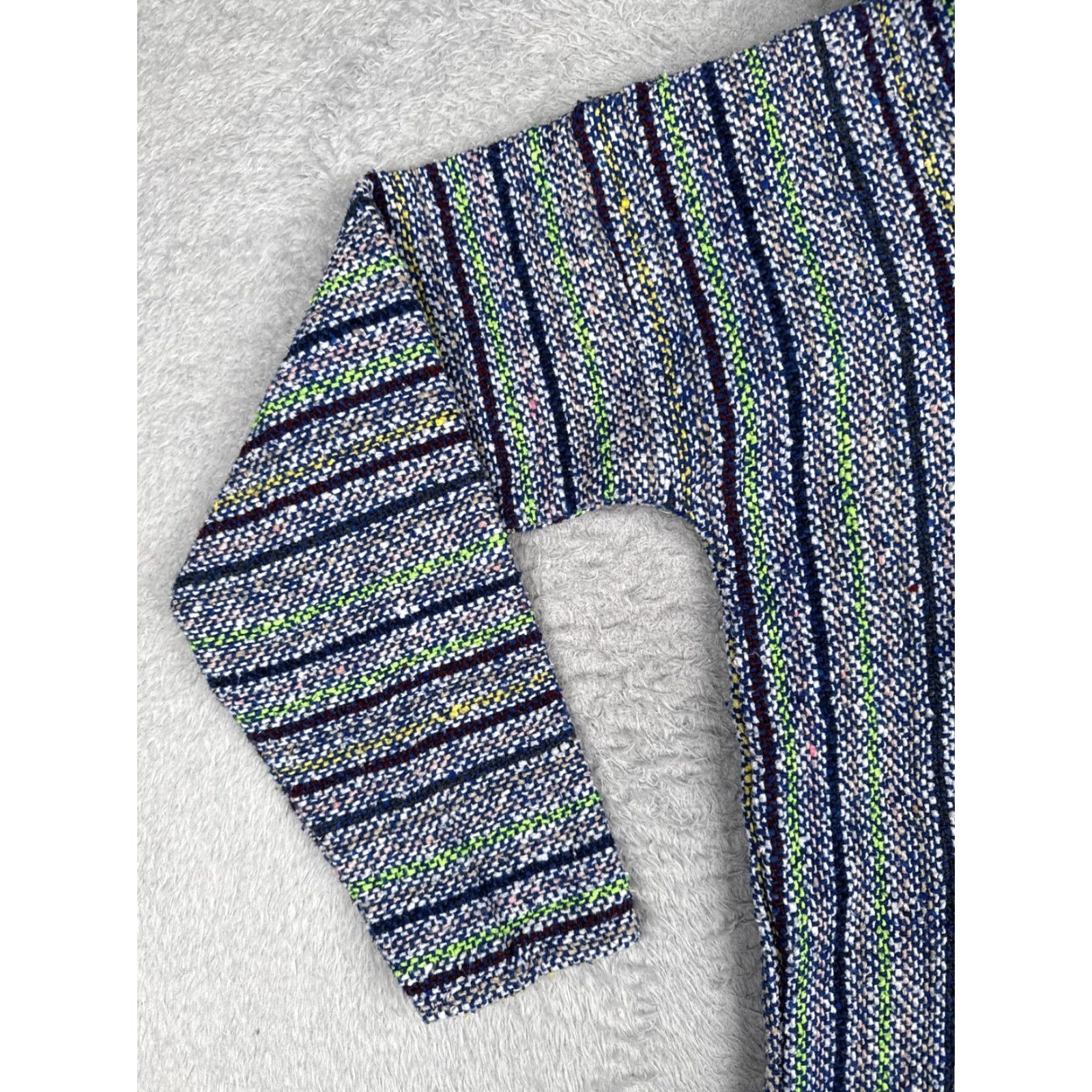 KangaROOS Baja Hoodie Mens Medium Blue Multicolor Striped Heavyweight Kangaroo Pocket Size US M / EU 48-50 / 2 - 3 Thumbnail