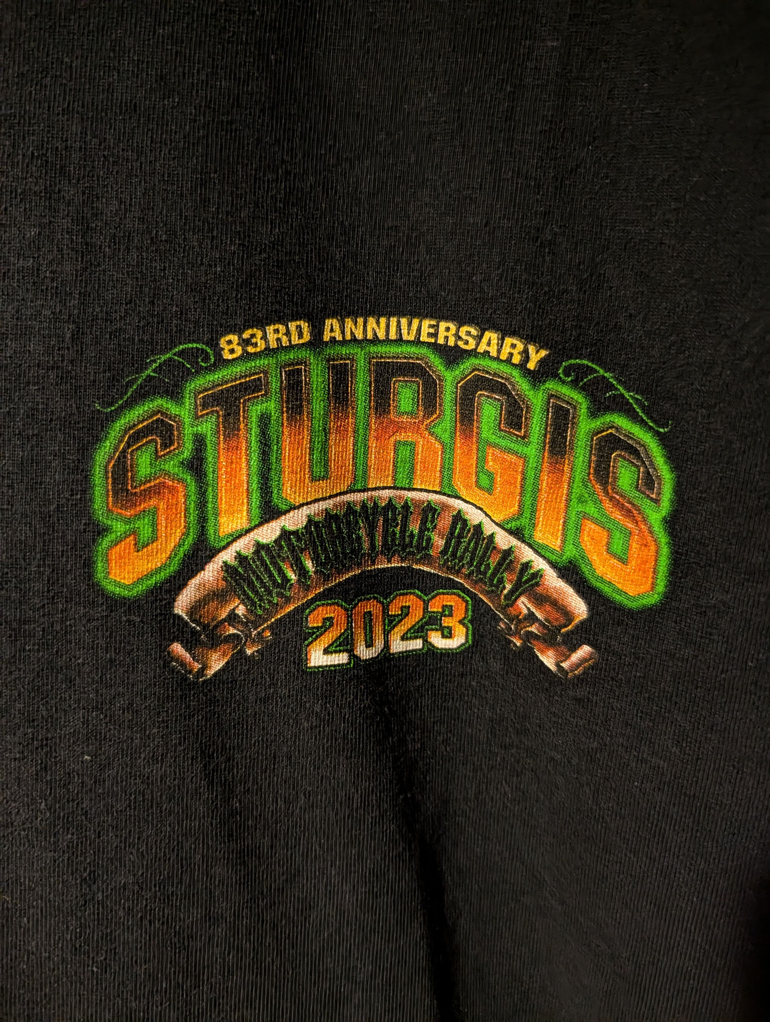 Harley Davidson 2023 Sturgis Motorcycle Rally Skeleton Rider Biker T-Shirt Size US XXL / EU 58 / 5 - 4 Thumbnail