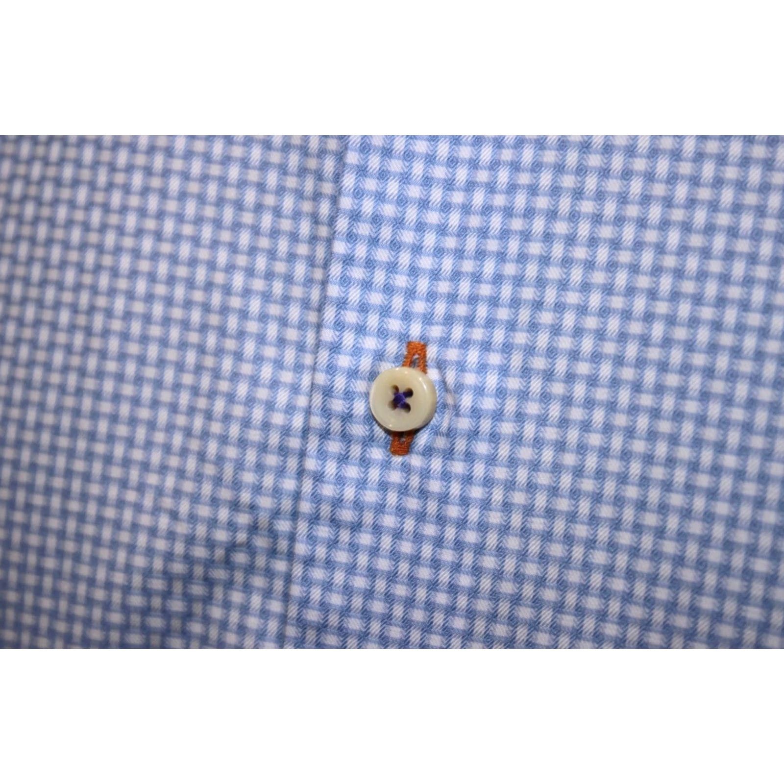 Vintage Stenströms Shirt Dress Shirt Mens Size 45 17 3/4 Cotton Multicoloured Twofold Regular Fit 100% cotton Mens Shirt Size US XXL / EU 58 / 5 - 3 Thumbnail