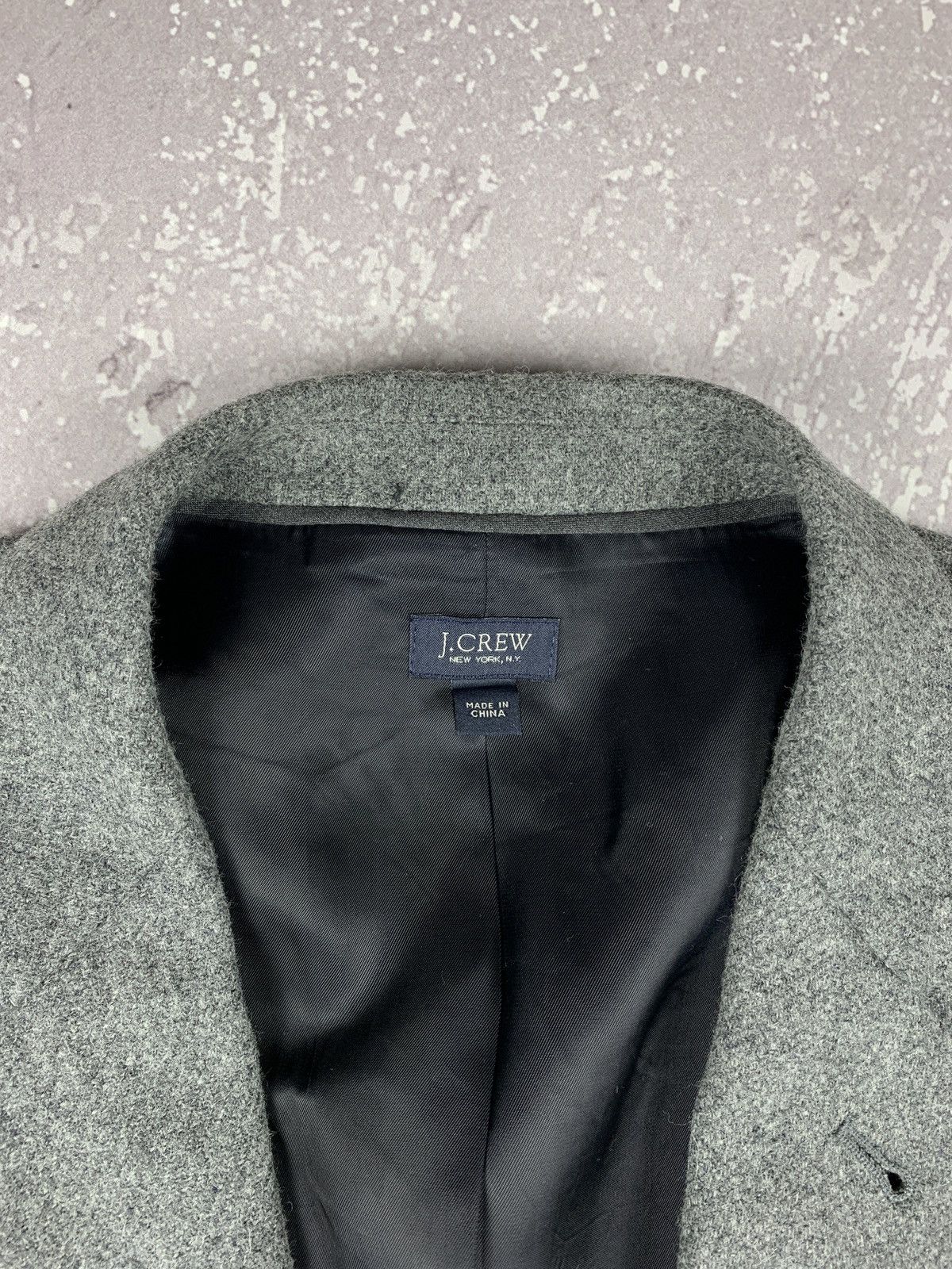 J.Crew J Crew Ludlow Moon Fabrics Yorkshire Tweed Blazer Jacket Size 44L - 3 Thumbnail