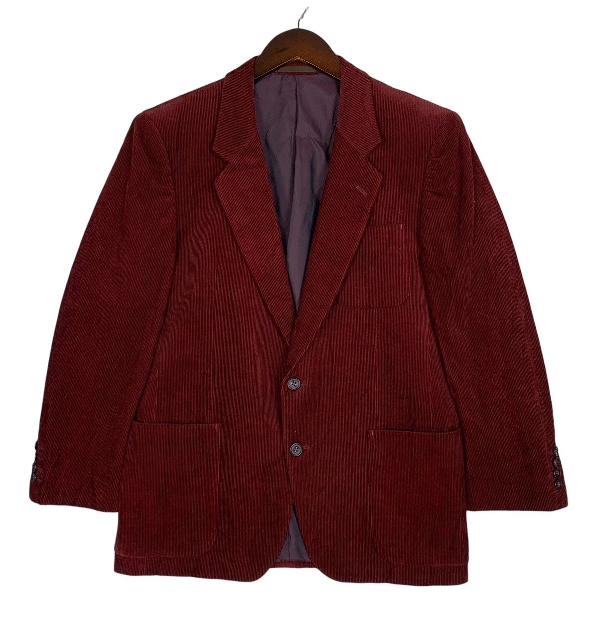 Calvin Klein CK Calvin Klein America Designer Luxury Corduroy Blazer Size S / US 4 / IT 40 - 1 Thumbnail