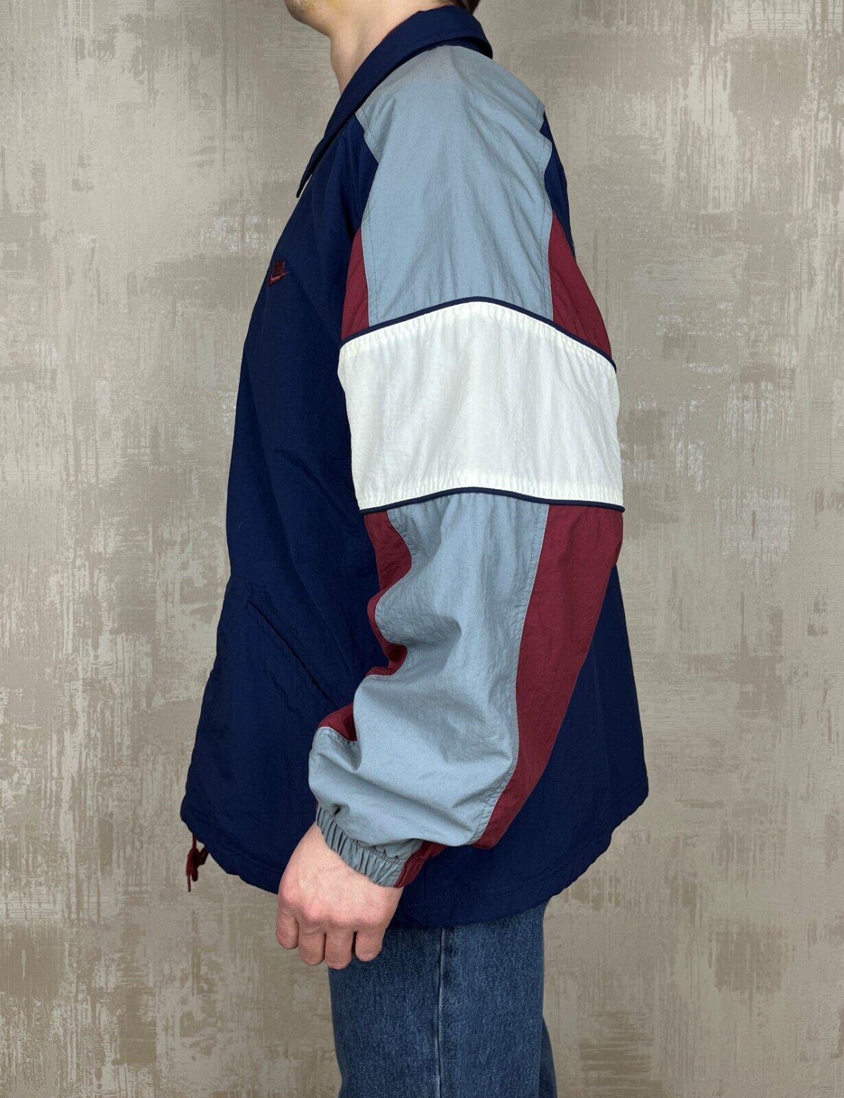 Nike 90's Nike Force Basketball Vintage Jacket Oversized Snap Size US XL / EU 56 / 4 - 10 Thumbnail