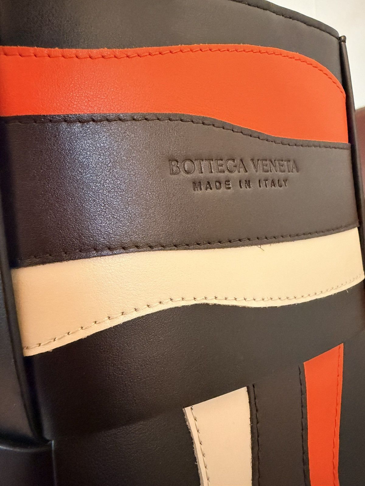 Bottega Veneta BOTTEGA VENETA Large Men's Arco Tote — Red/Brown Zebra Print Size ONE SIZE - 15 Thumbnail
