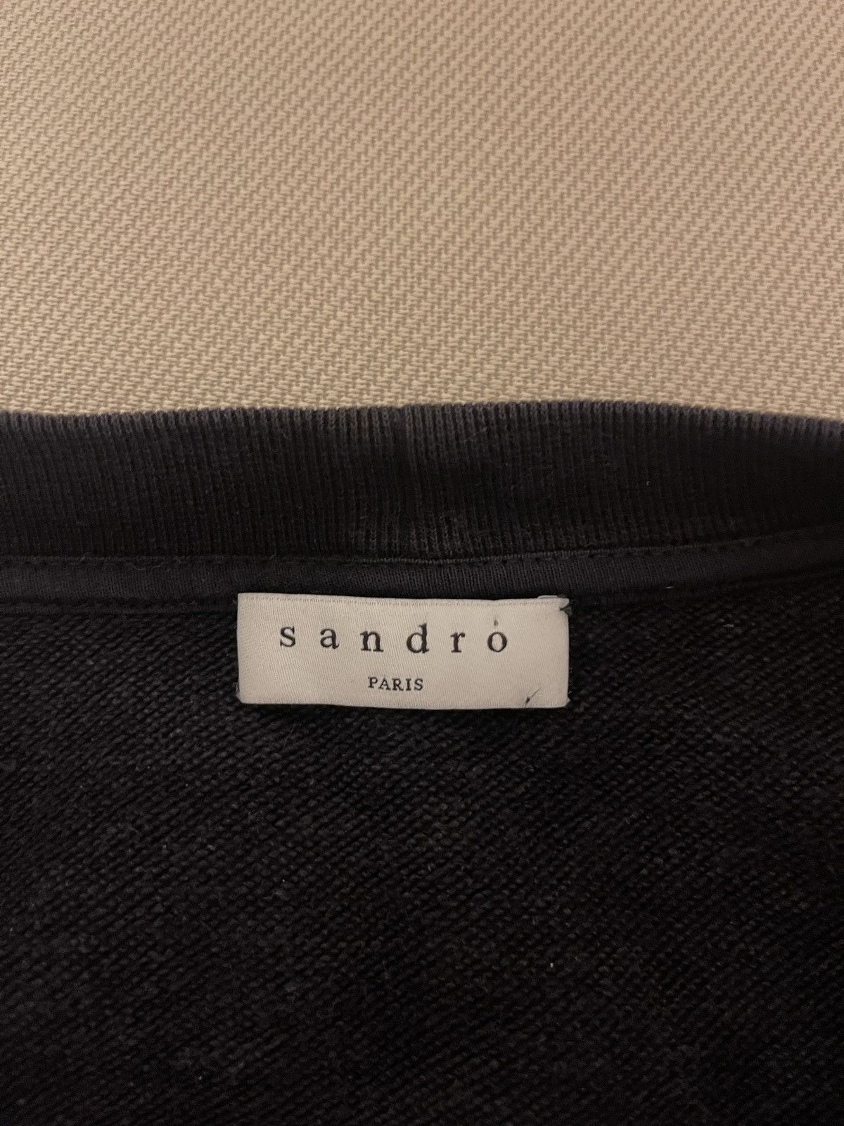 Sandro Sandro Paris Sweatshirt with Multicolor Stripes Size US M / EU 48-50 / 2 - 6 Thumbnail