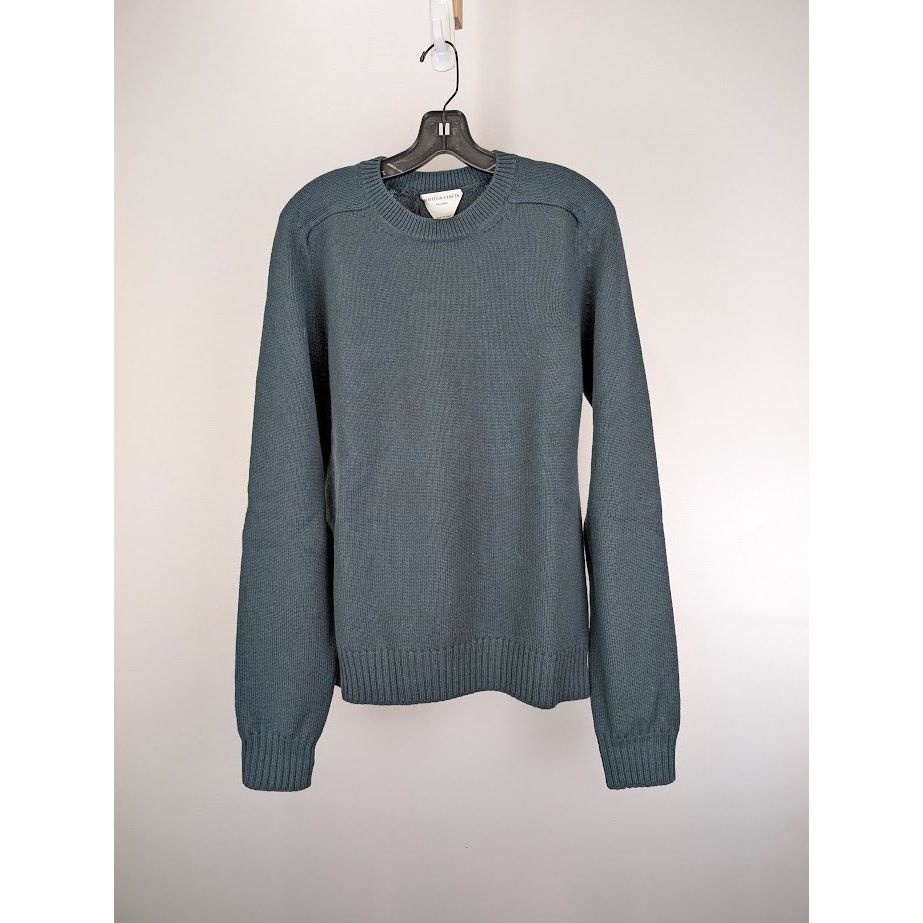 Bottega Veneta o1rshd1 Medium Weight Wool Cosy Knit Sweater in Camping Size US L / EU 52-54 / 3 - 1 Thumbnail
