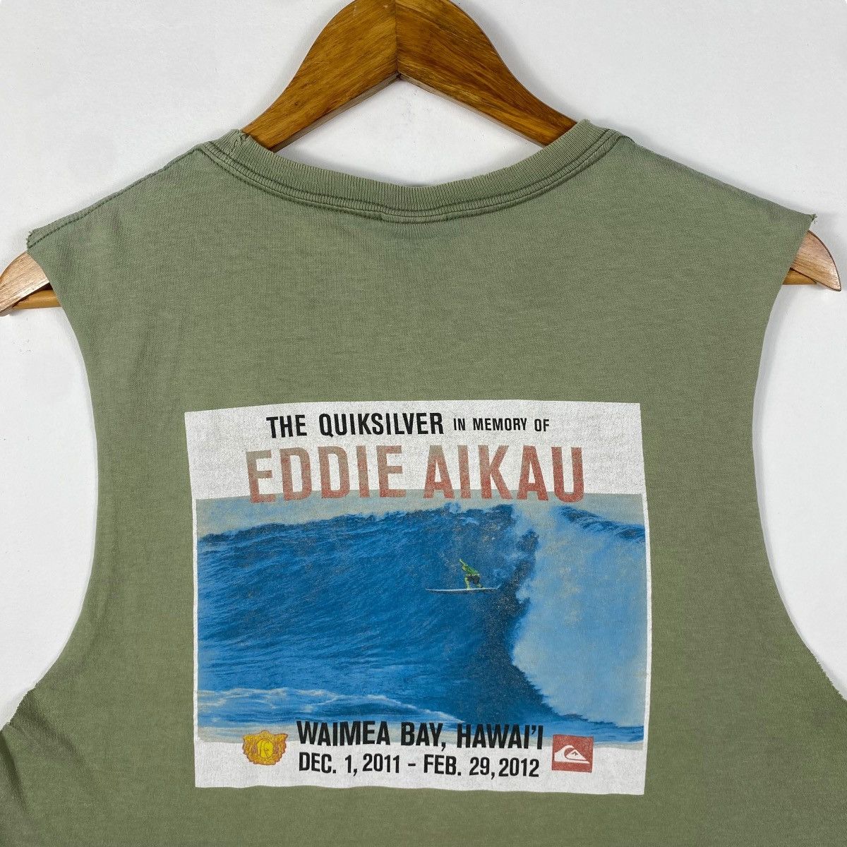 Quiksilver Vintage 00's QUIKSILVER In Memory Of Eddie Aikau Surfers Size US M / EU 48-50 / 2 - 2 Thumbnail