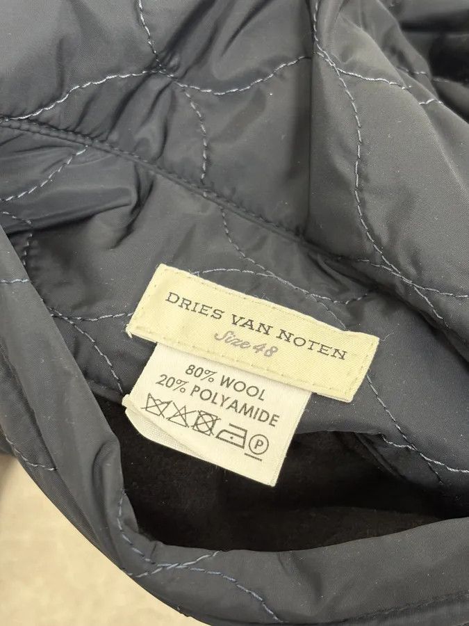 Dries Van Noten AW2015 Dries Van Noten Reversible Beige & Navy Bomber Jacket Size US M / EU 48-50 / 2 - 16 Thumbnail