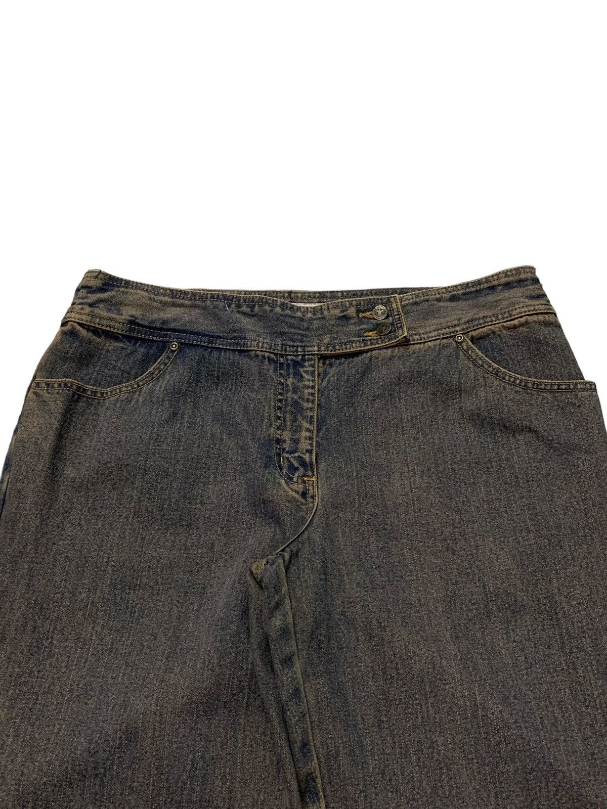 Faded Glory Faded Glory Up cycle Flared Hybrid Jeans Size US 34 / EU 50 - 7 Thumbnail