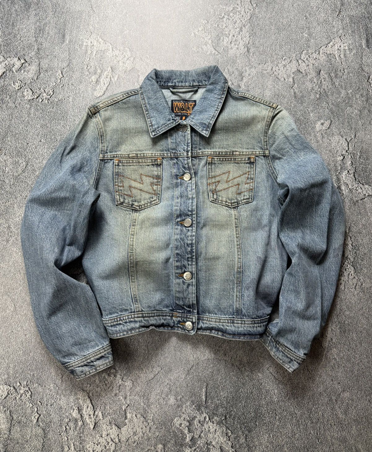 Walter Van Beirendonck Walter Van Beirendonck Wlt Kiss The Future Fade Denim Jacket Size M / US 6-8 / IT 42-44 - 2 Thumbnail