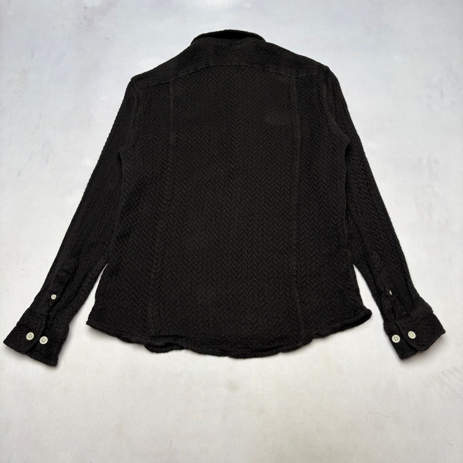 Corridor Corridor Acid Plaid Black Button Shirt Men's M Woven Cotton Size US M / EU 48-50 / 2 - 3 Thumbnail