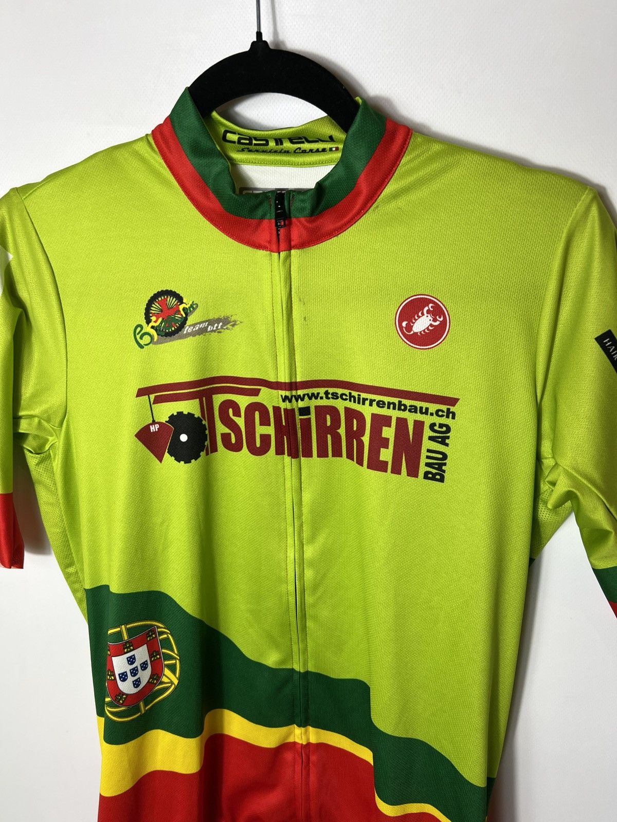 Vintage Vintage sportswear Castelli Portugal Cycling cycle Jersey Size US L / EU 52-54 / 3 - 2 Thumbnail