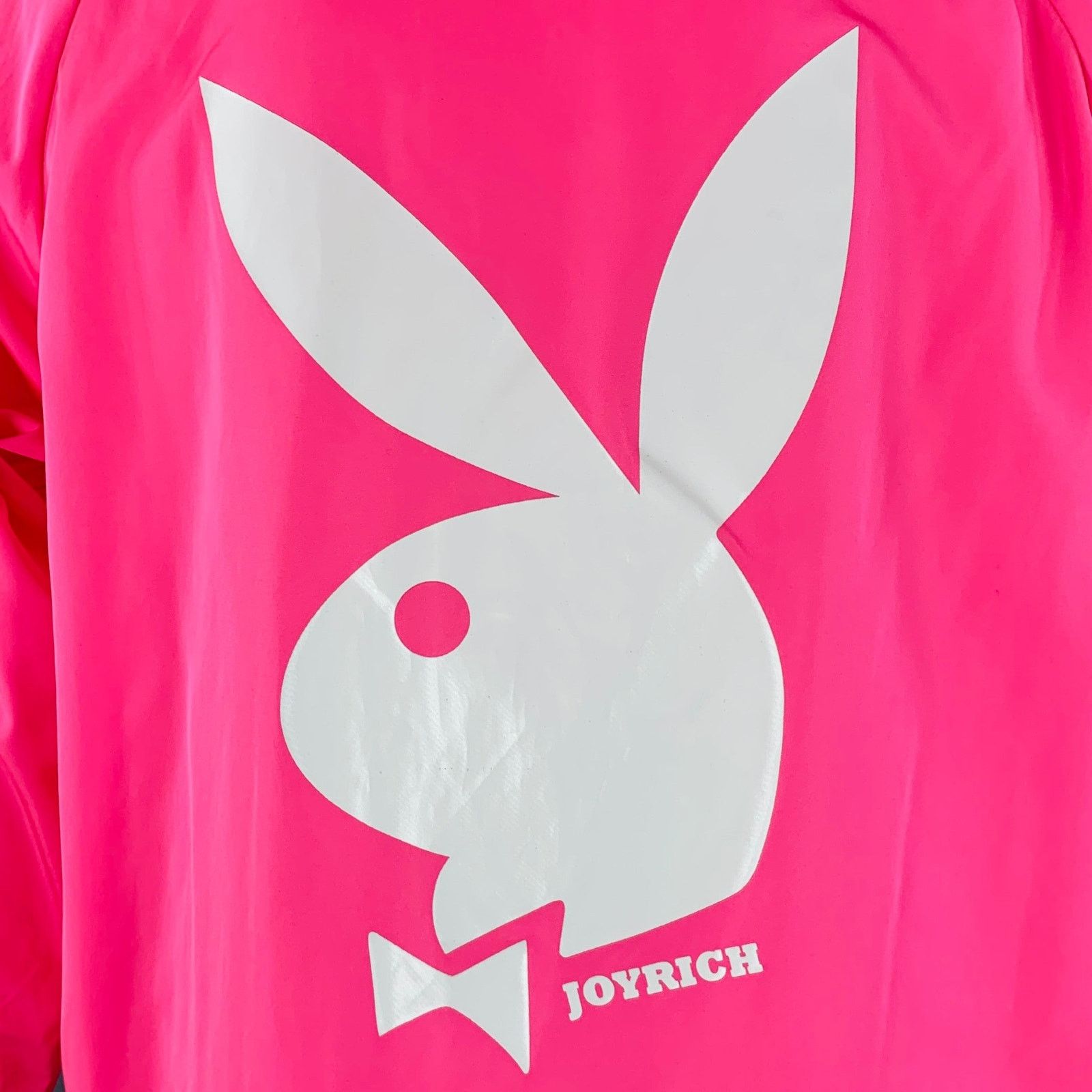 Joyrich Size M Hot Pink Logo Polyester Hooded Snaps Coat Size US M / EU 48-50 / 2 - 5 Thumbnail