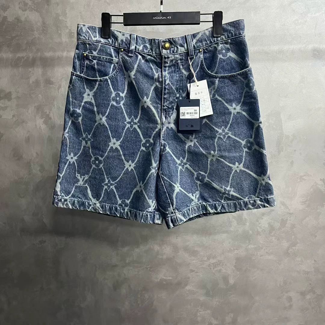 Louis Vuitton louis vuitton blue logo denim shorts Size US 30 / EU 46 - 1 Thumbnail