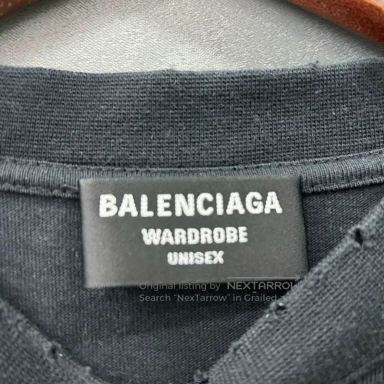 Balenciaga Balenciaga Black Cola Logo Letter Embroidered Crew Neck Sh Size US S / EU 44-46 / 1 - 4 Thumbnail