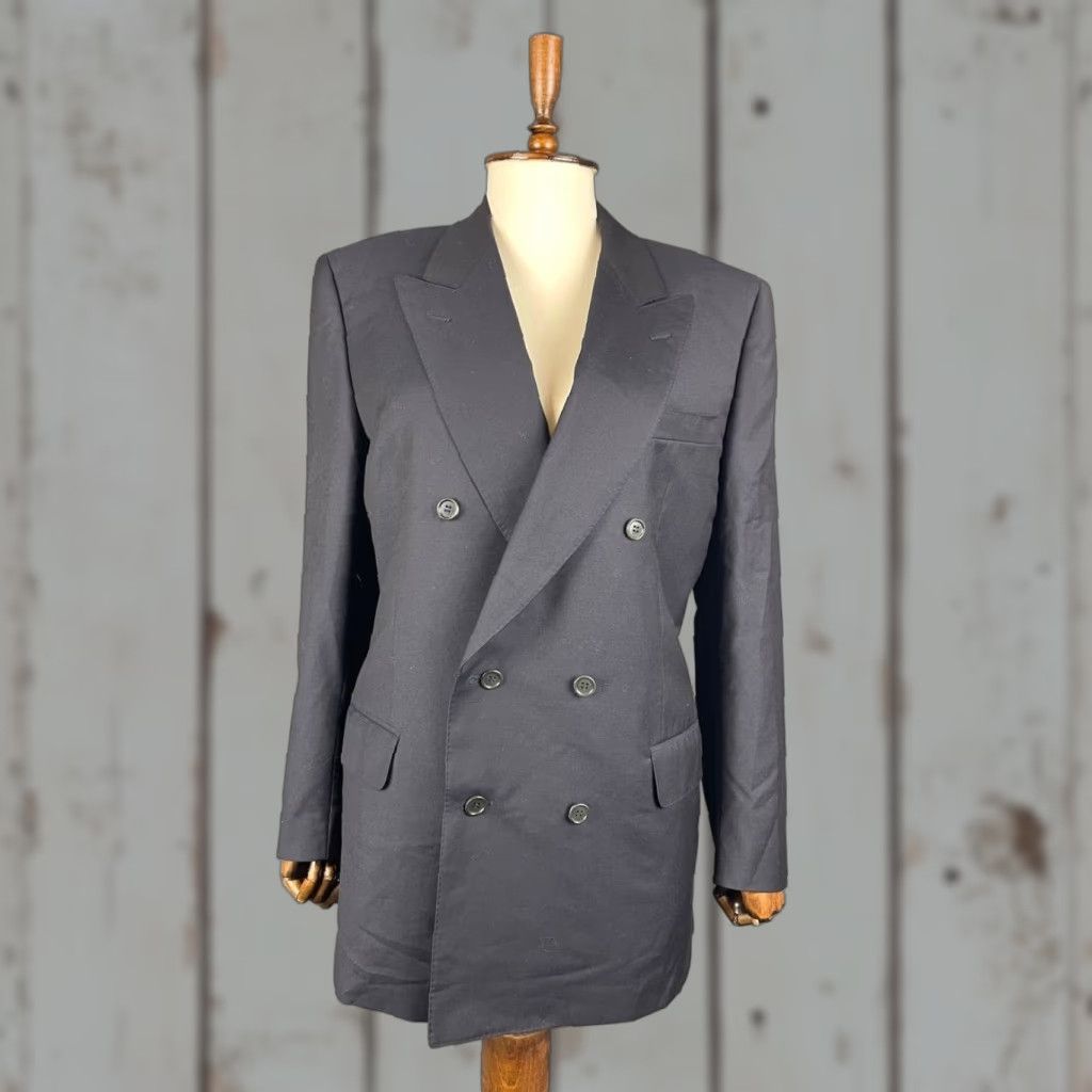 Lanvin Lanvin Paris Blazer Coat Blazer Mens Black Long Sleeve Button Size 40 Size US L / EU 52-54 / 3 - 1 Thumbnail