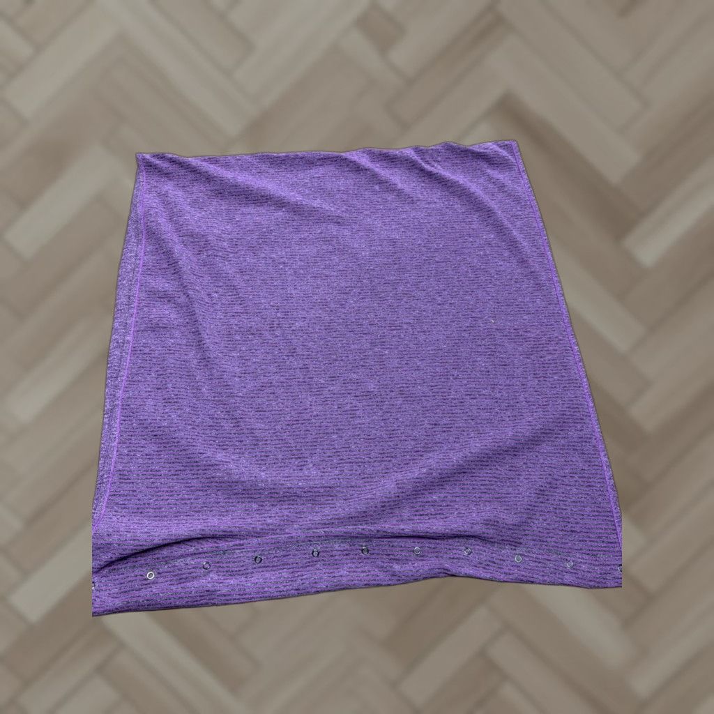 Lululemon Lululemon Vinyasa Snap Down Customizable Infinity Scarf Purple Striped Size ONE SIZE - 1 Thumbnail