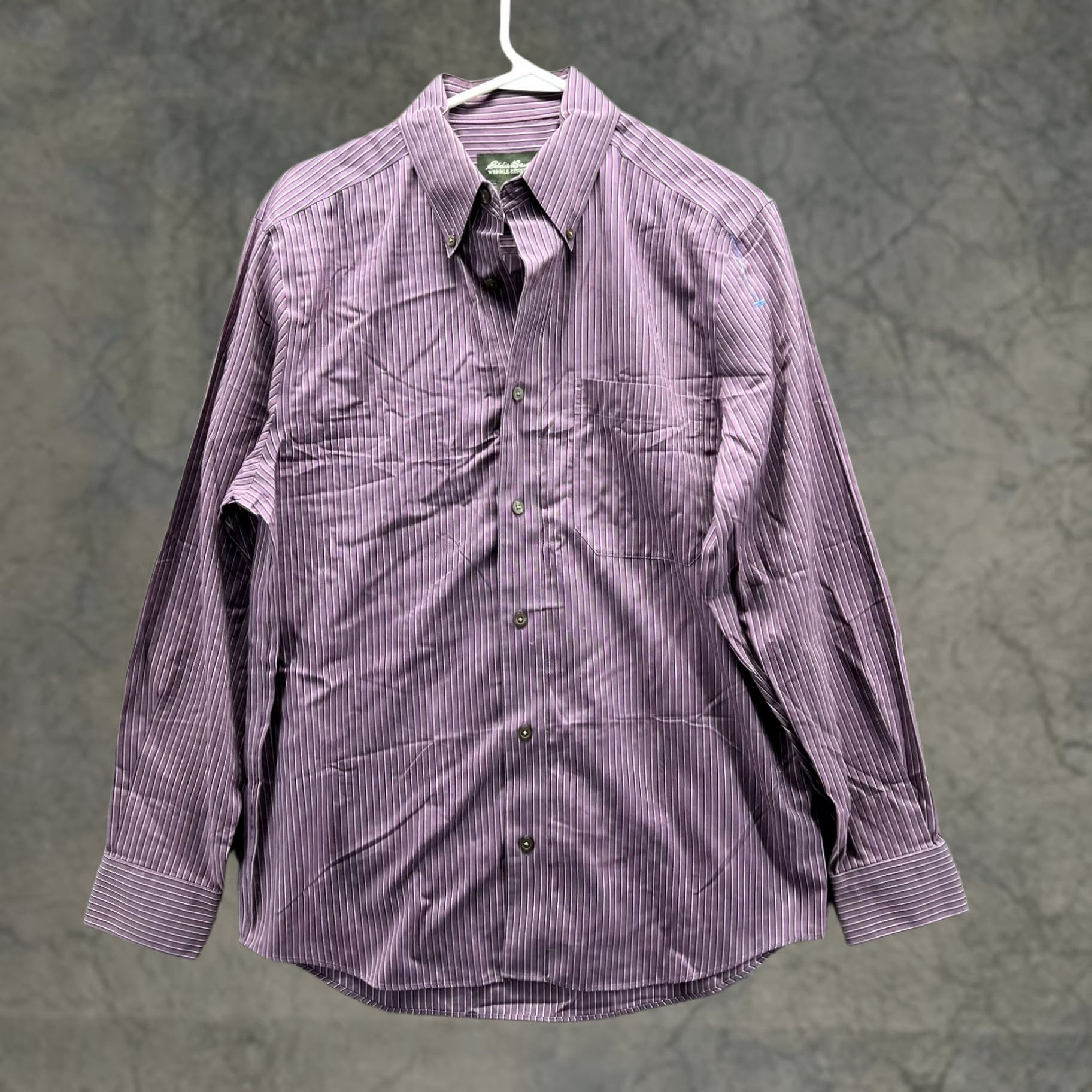 Eddie Bauer VINTAGE Eddie Bauer Shirt Men Small Purple Striped Button-Down Wrinkle Resistant Casual, Formal, Workwear Women? No, Men’s S. Size US S / EU 44-46 / 1 - 1 Thumbnail