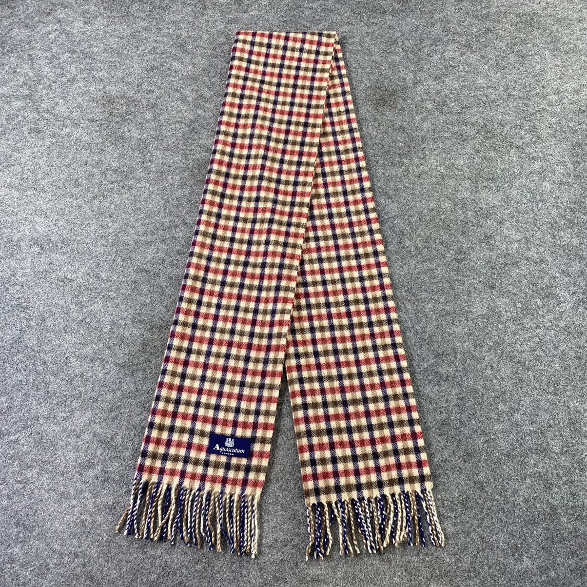 Aquascutum × Vintage Aquasqutum Scarf / Muffler / Neckwear-T1494 Size ONE SIZE - 2 Thumbnail