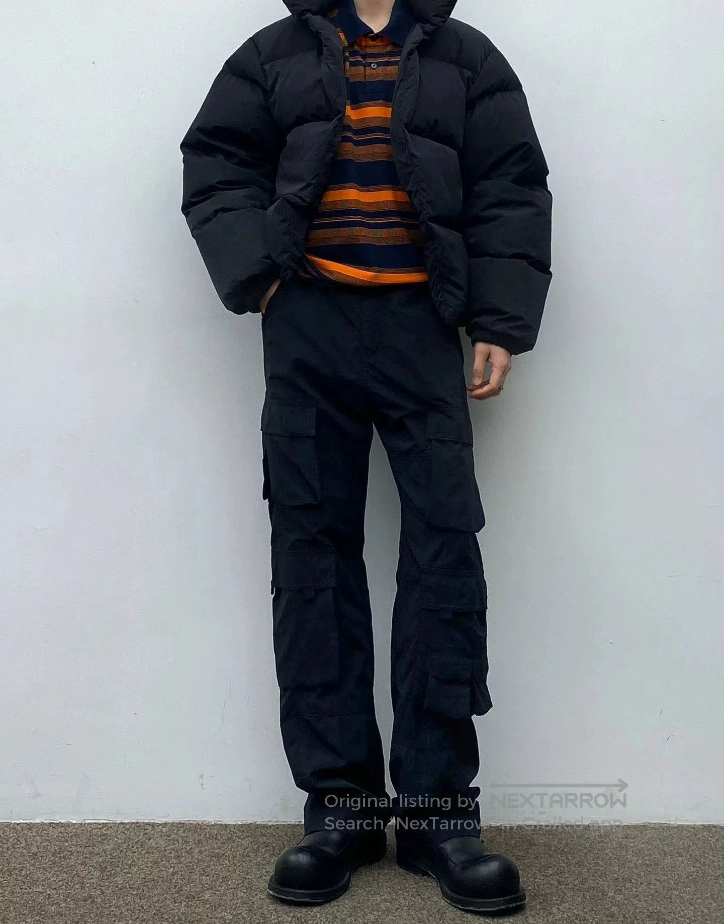Martine Rose martine rose black cargo trousers for autumn. Size US 38 / EU 54 - 9 Thumbnail