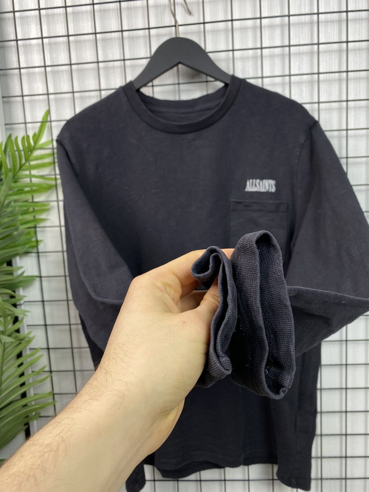 Allsaints AllSaints luxury streetwear overprinted longsleeve shirt Men Size US L / EU 52-54 / 3 - 10 Thumbnail