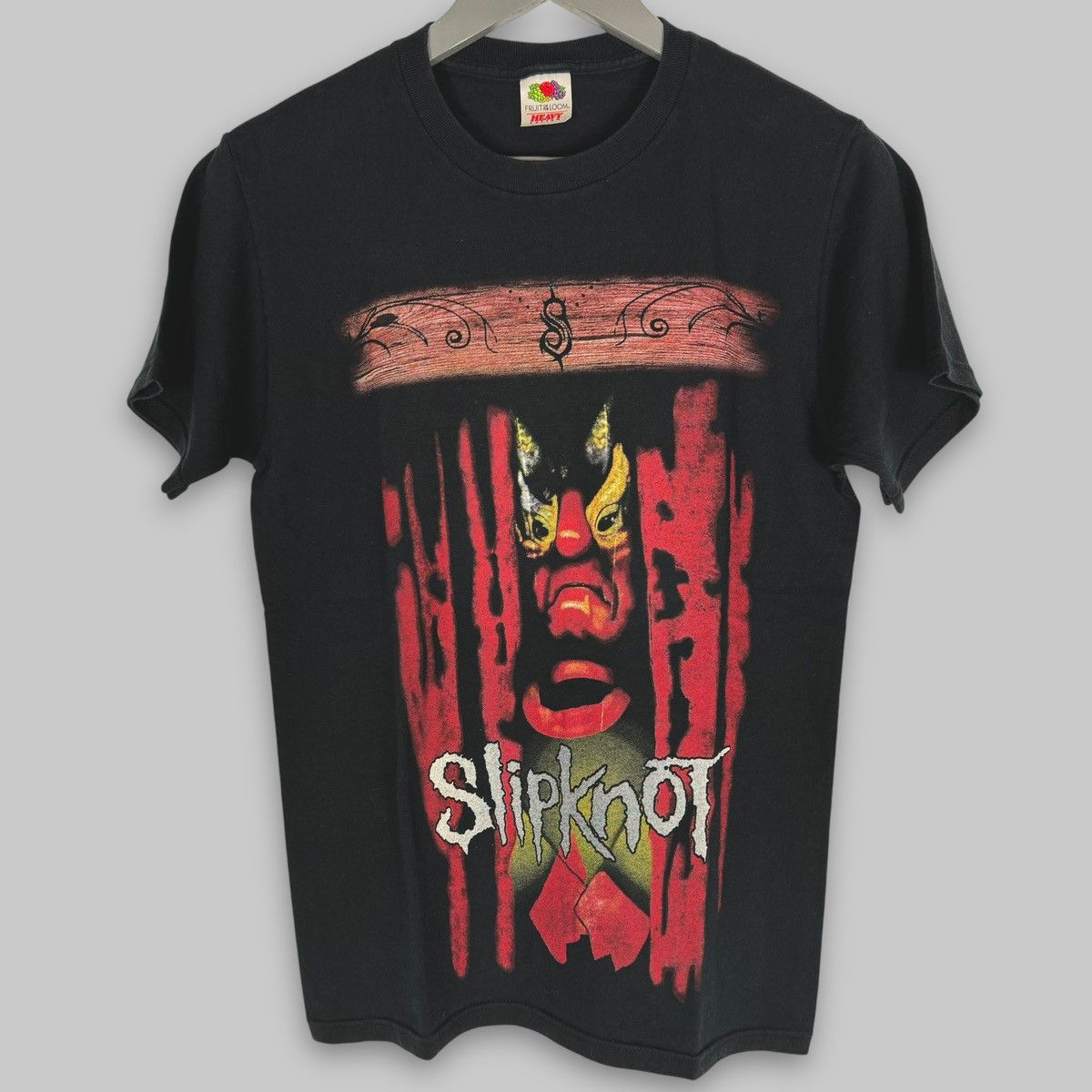 Band Tees Vintage Early 00s Slipknot Clown Rare Print Metal T Shirt Size US M / EU 48-50 / 2 - 1 Thumbnail
