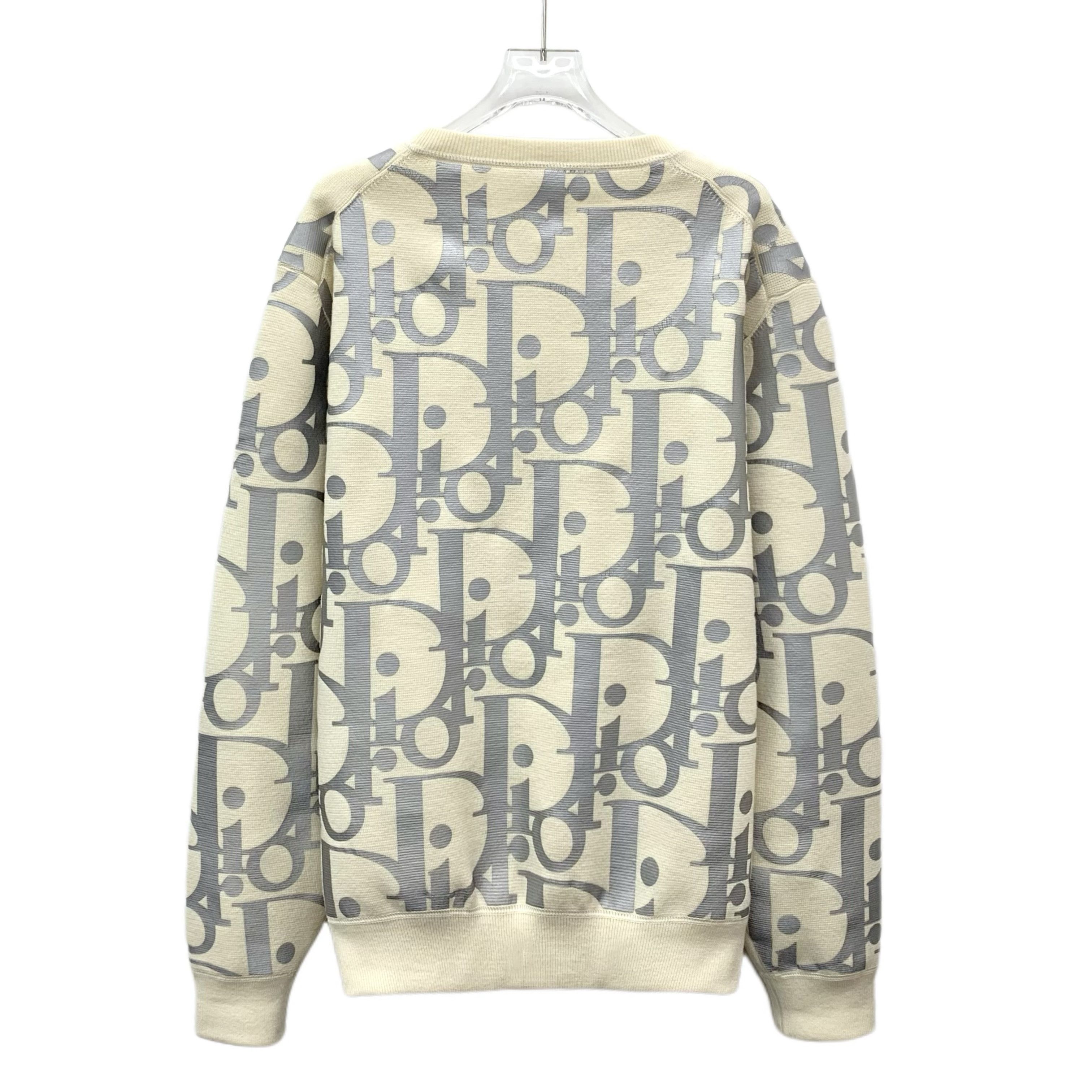 Dior Dior Colorblock Logo Print Wool Sweatshirt (XL) Size XL / US 12-14 / IT 48-50 - 2 Thumbnail