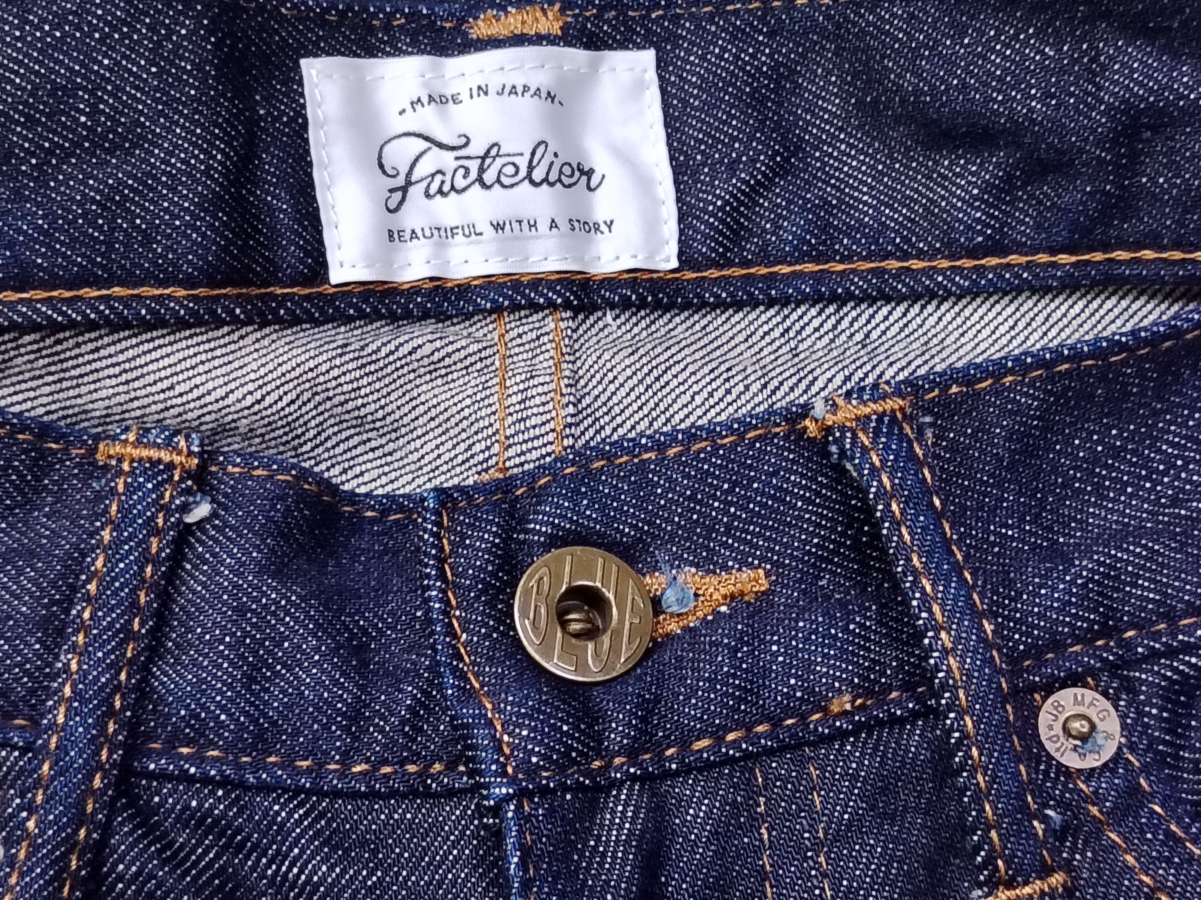 Japan Blue factelier by japan blue jeans selvedge Size US 31 - 7 Thumbnail