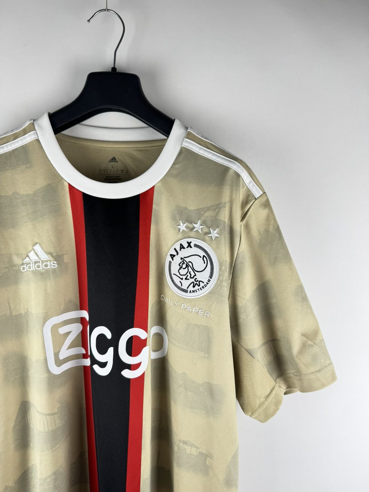 Adidas Adidas 2022-23 Ajax Away 3rd DAILY PAPER Football Shirt Size US L / EU 52-54 / 3 - 3 Thumbnail